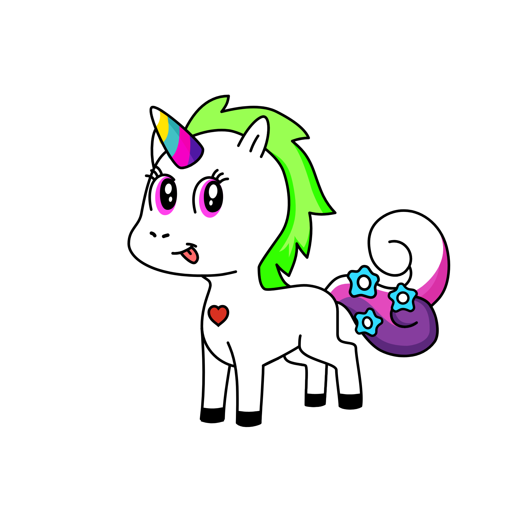  ببیی, the unicorn
