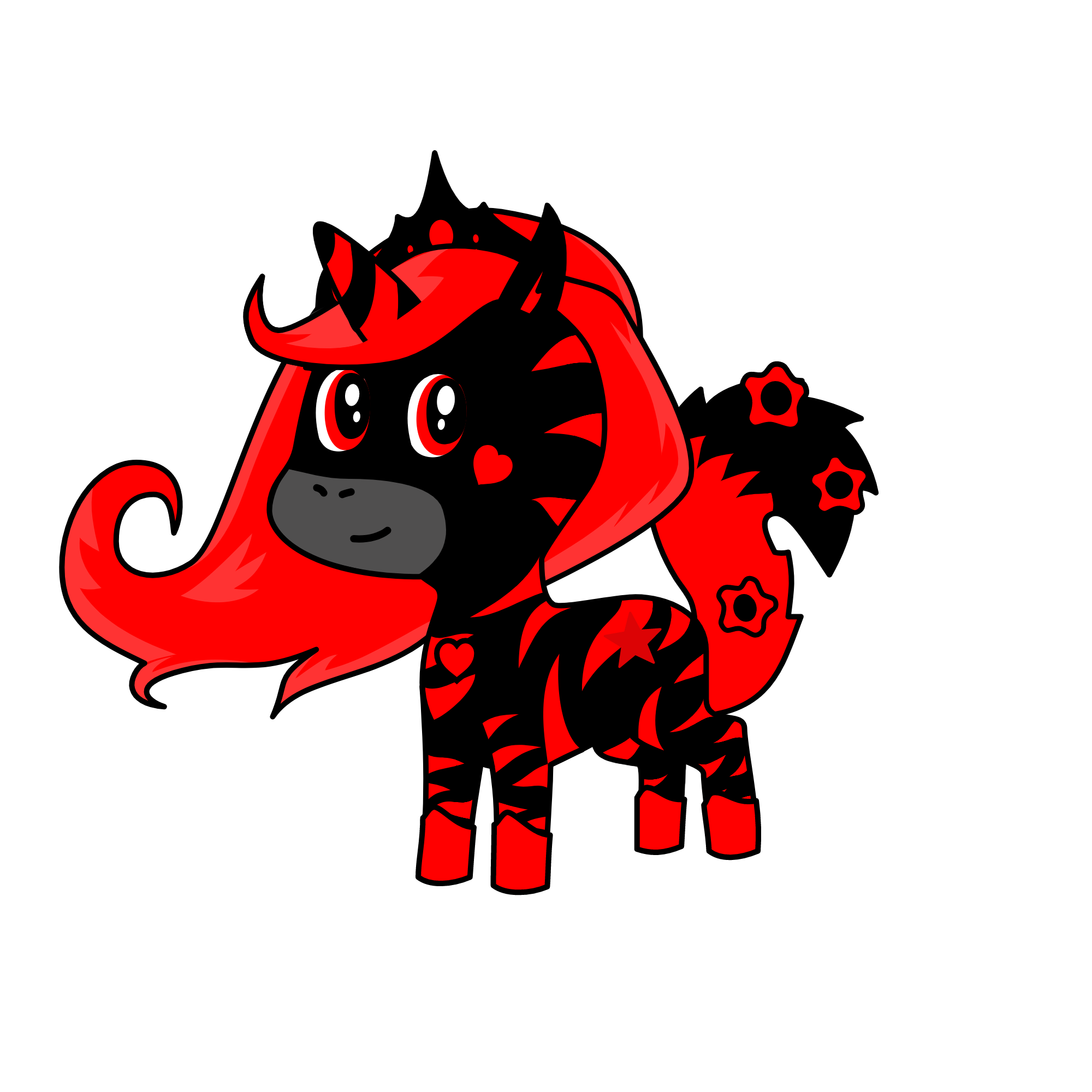 Dark Wing, the unicorn