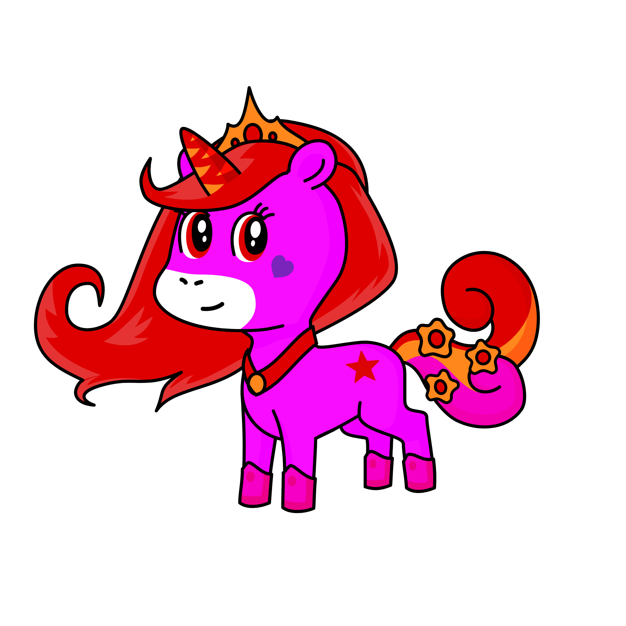 princess, the unicorn
