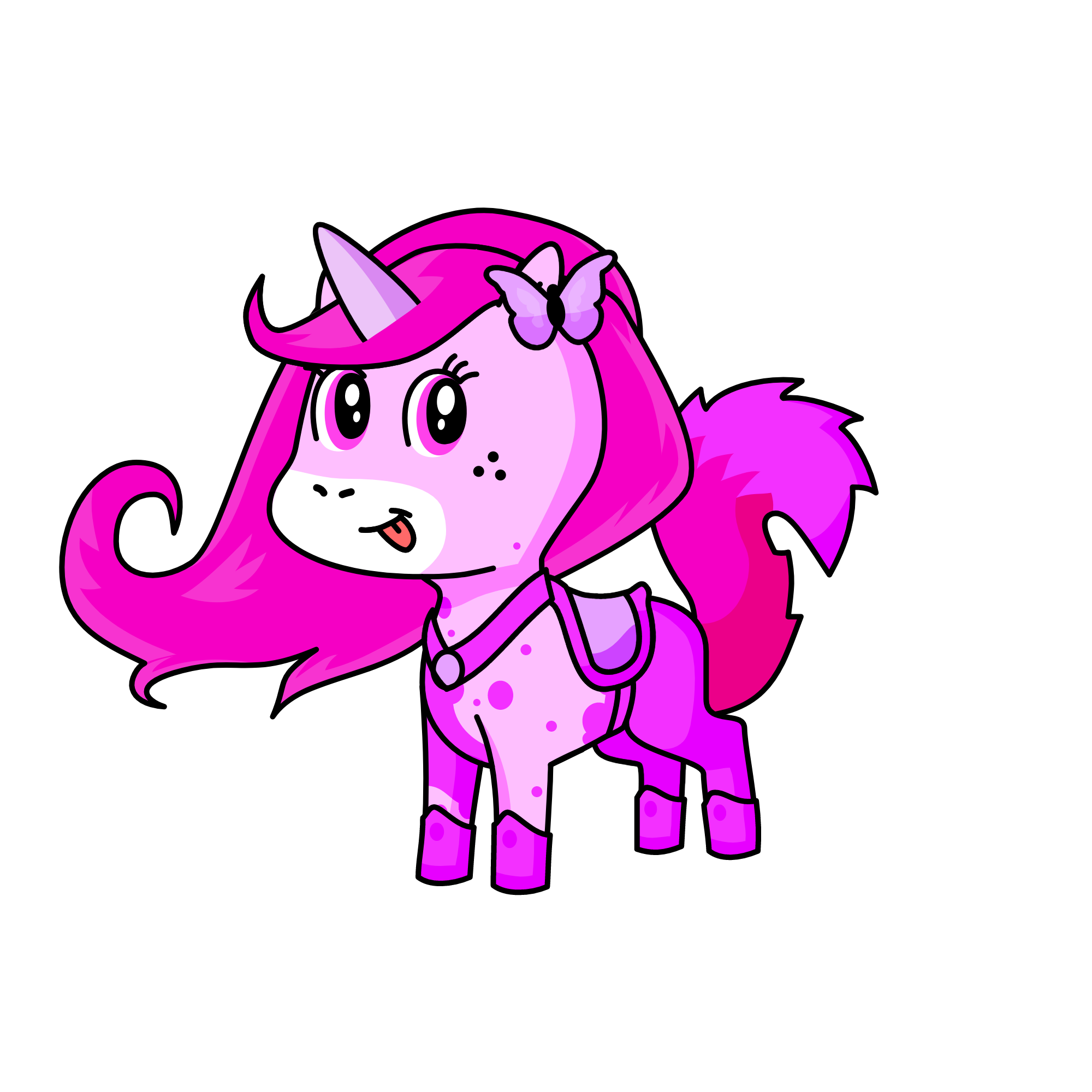 pinky, the unicorn