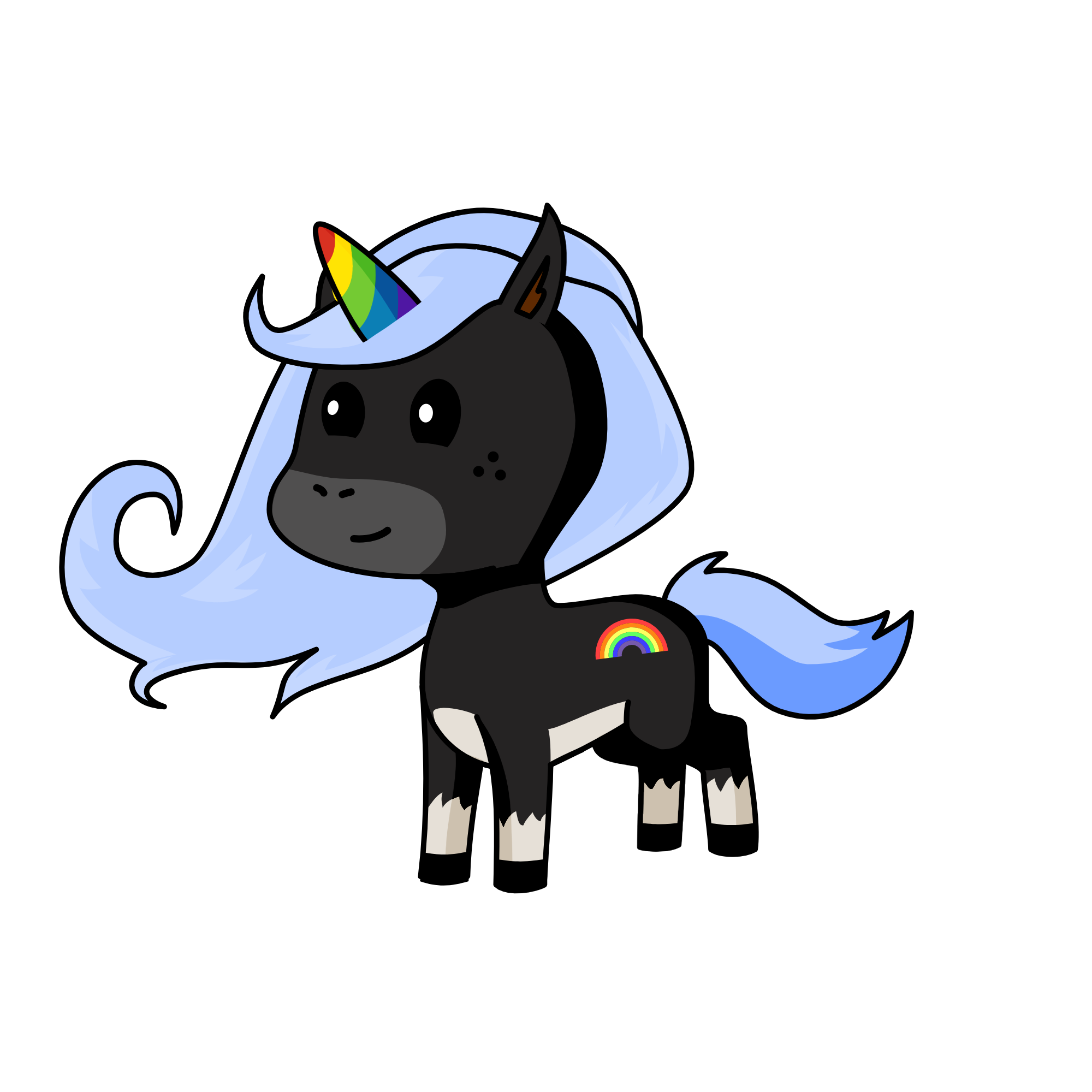 moonycorn, the unicorn