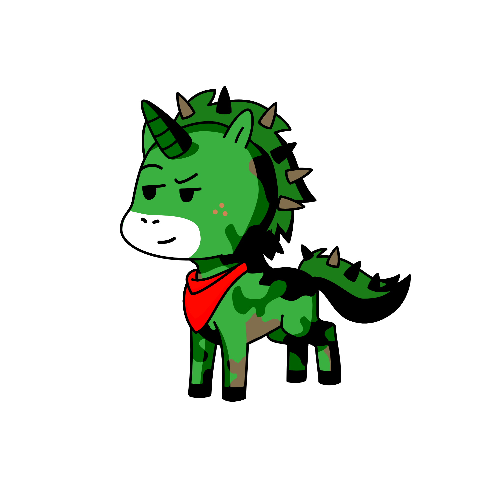 Camo, the unicorn