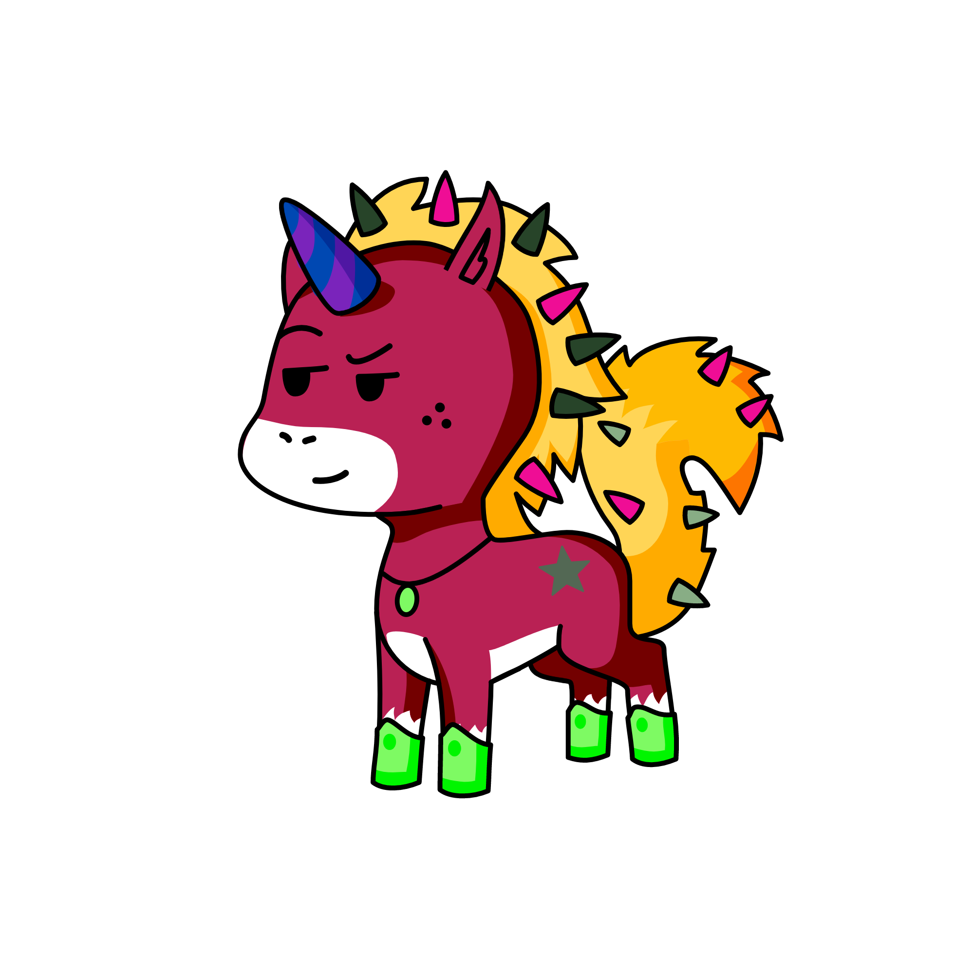 bb, the unicorn