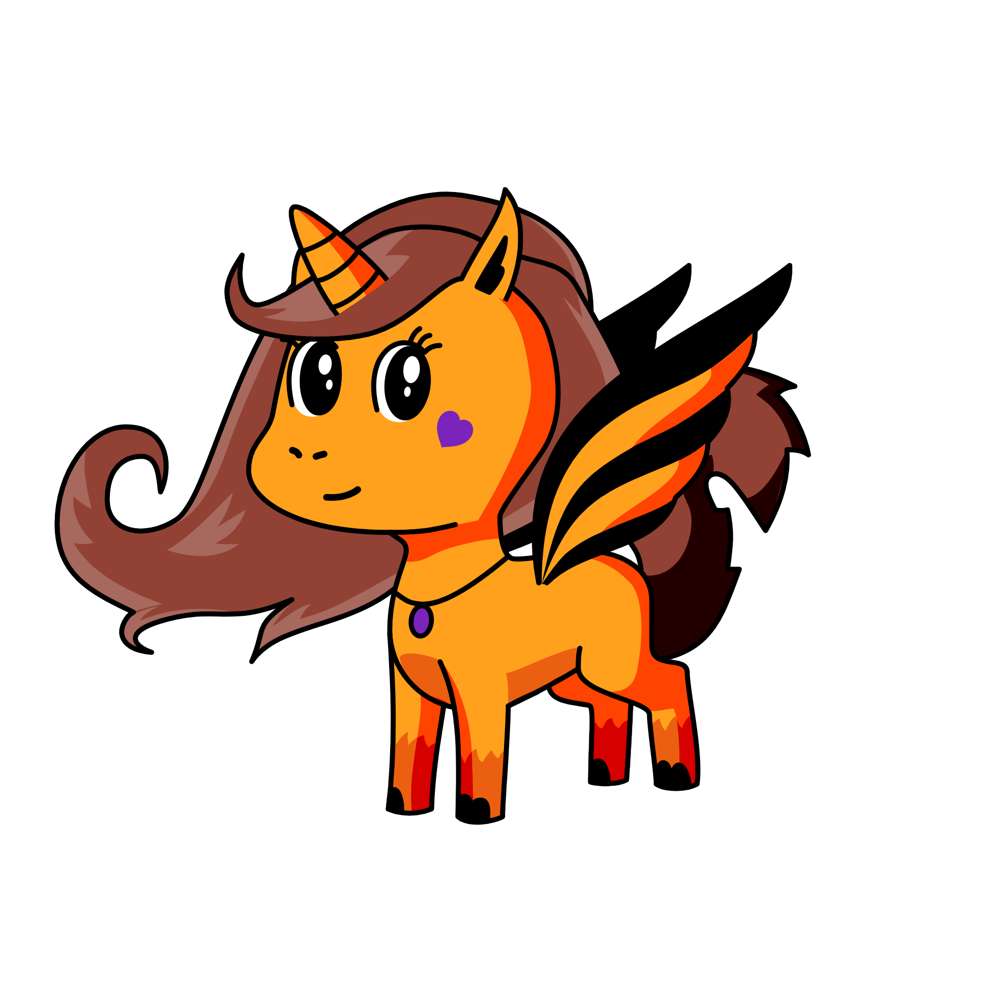 Pumkin, the unicorn
