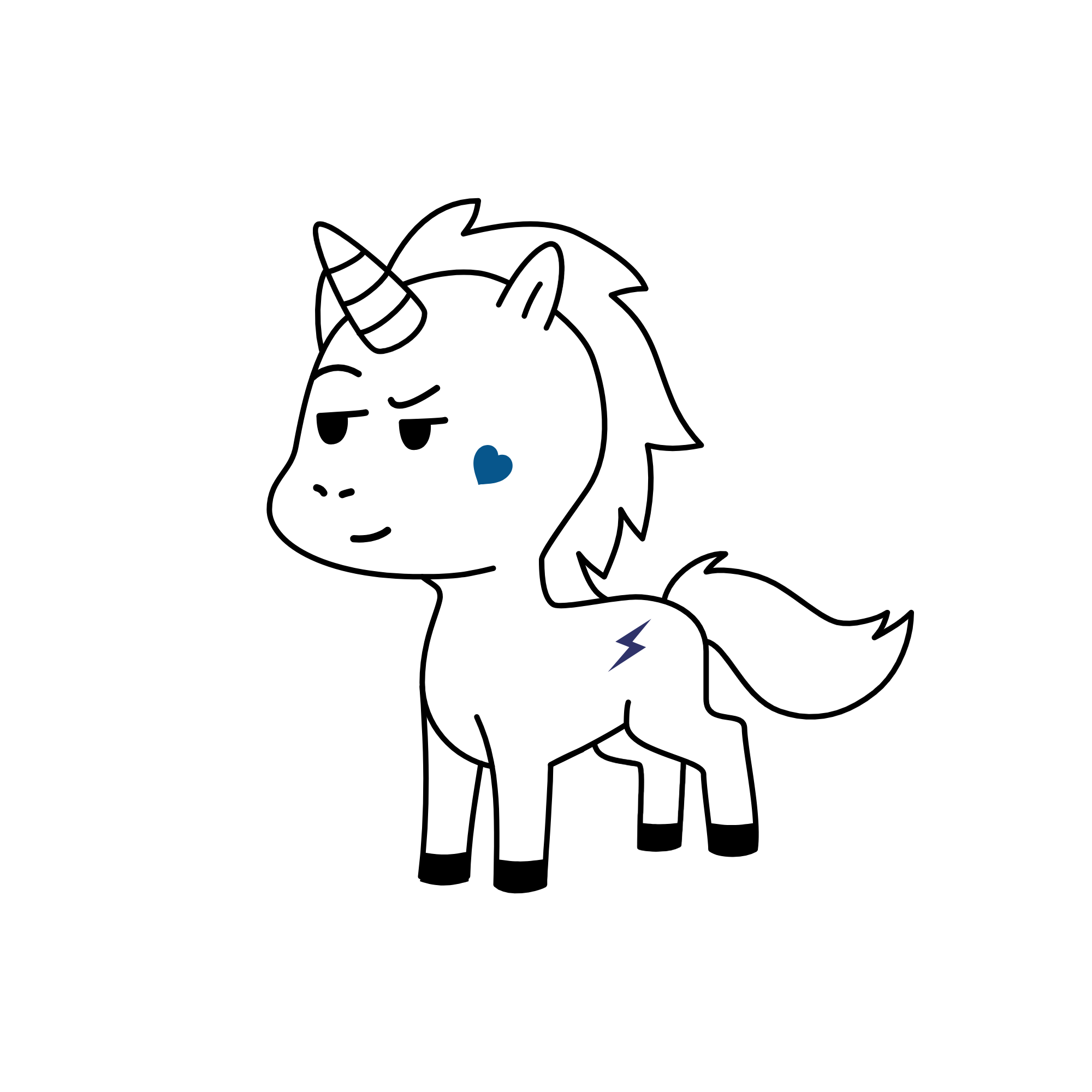 kk, the unicorn