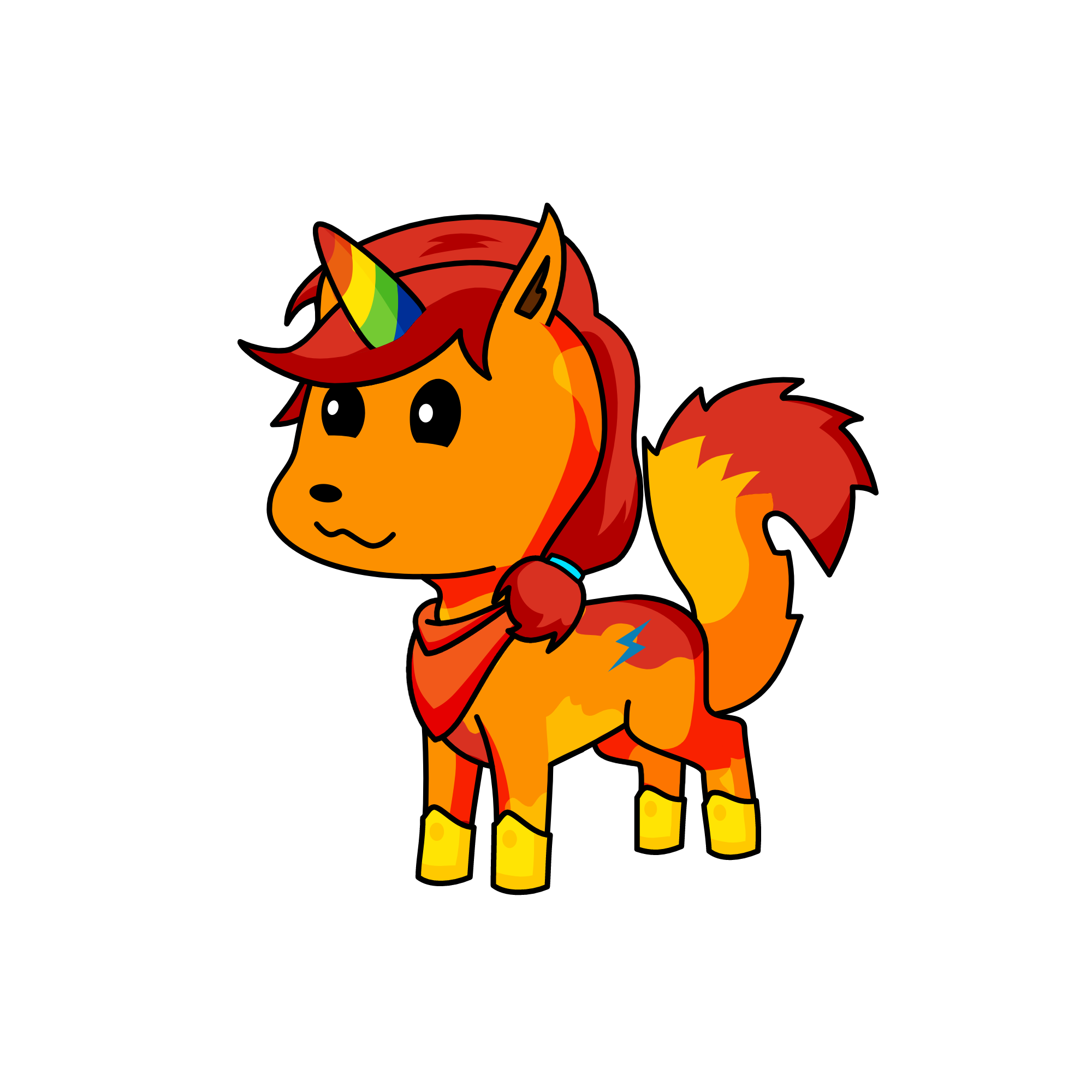 burn, the unicorn