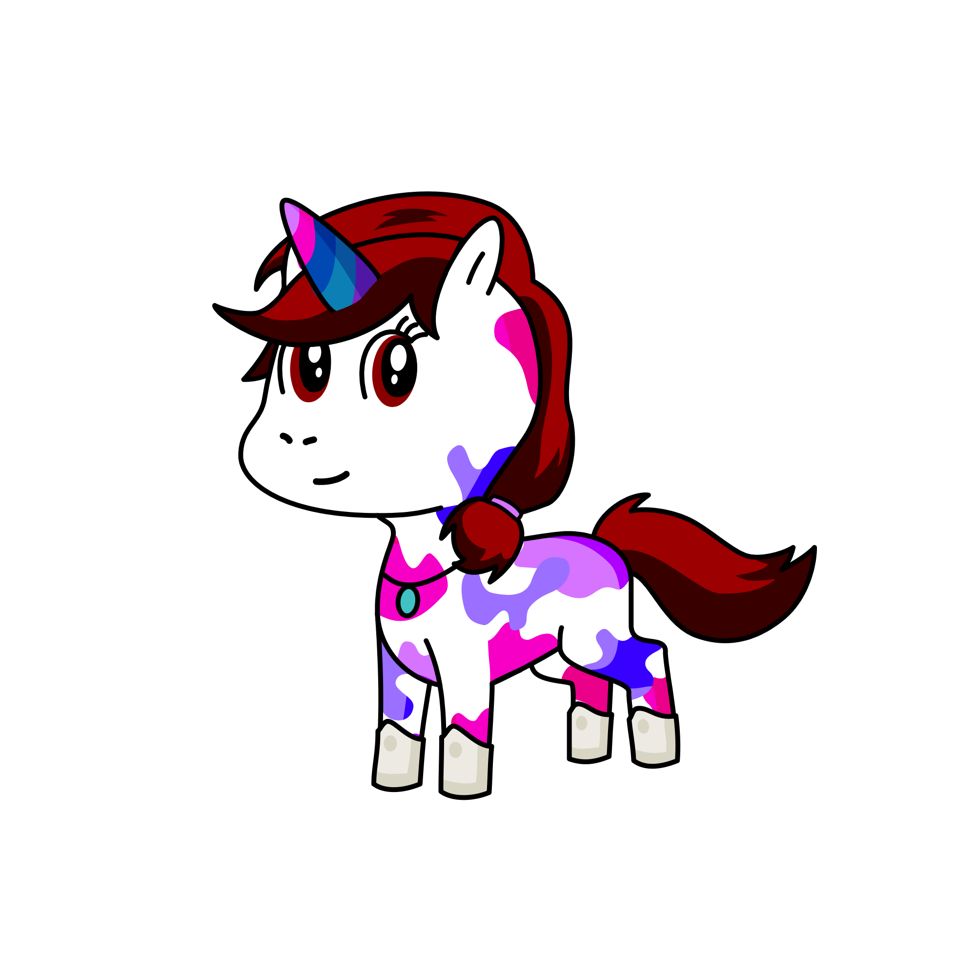 Cacá , the unicorn