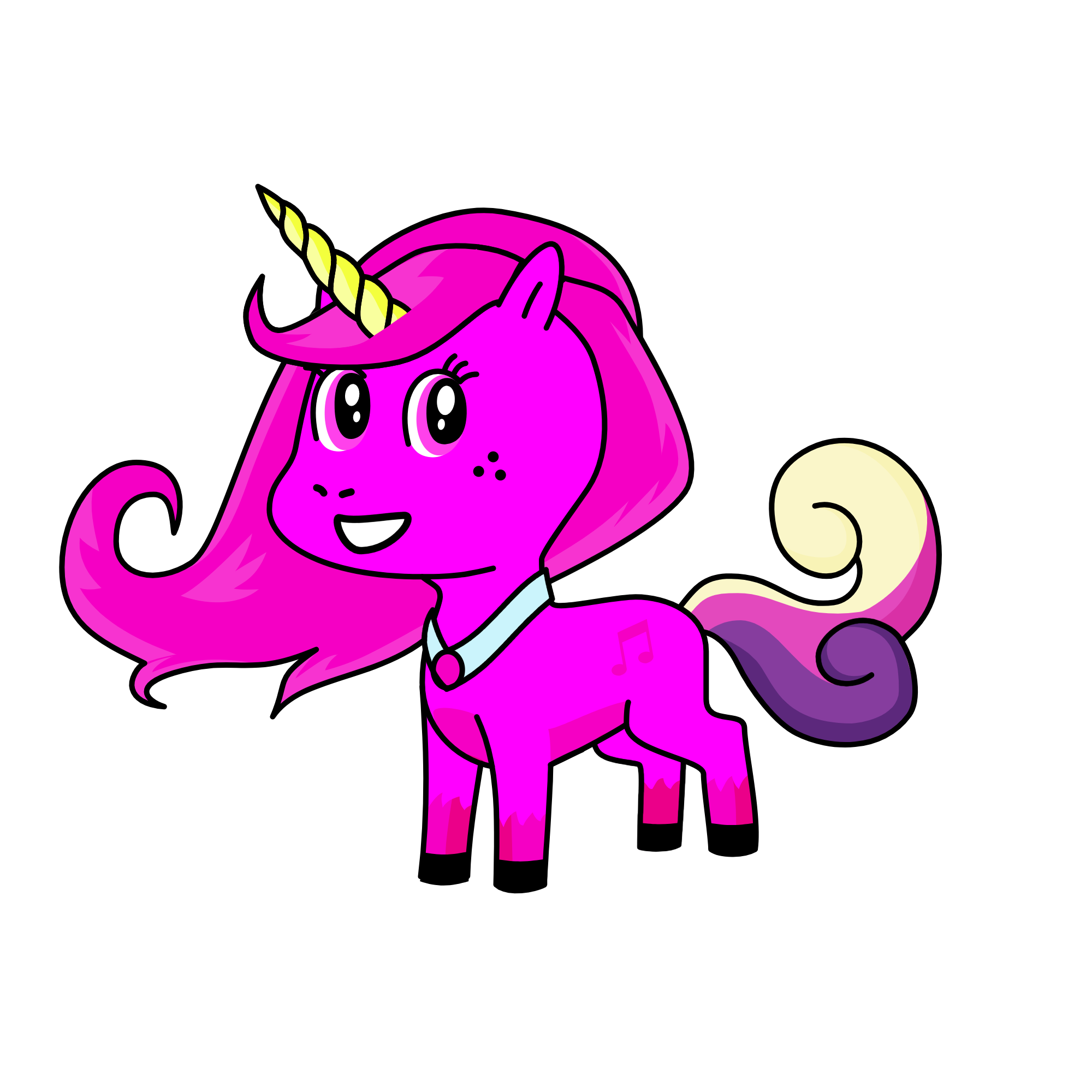 Sinilini, the unicorn
