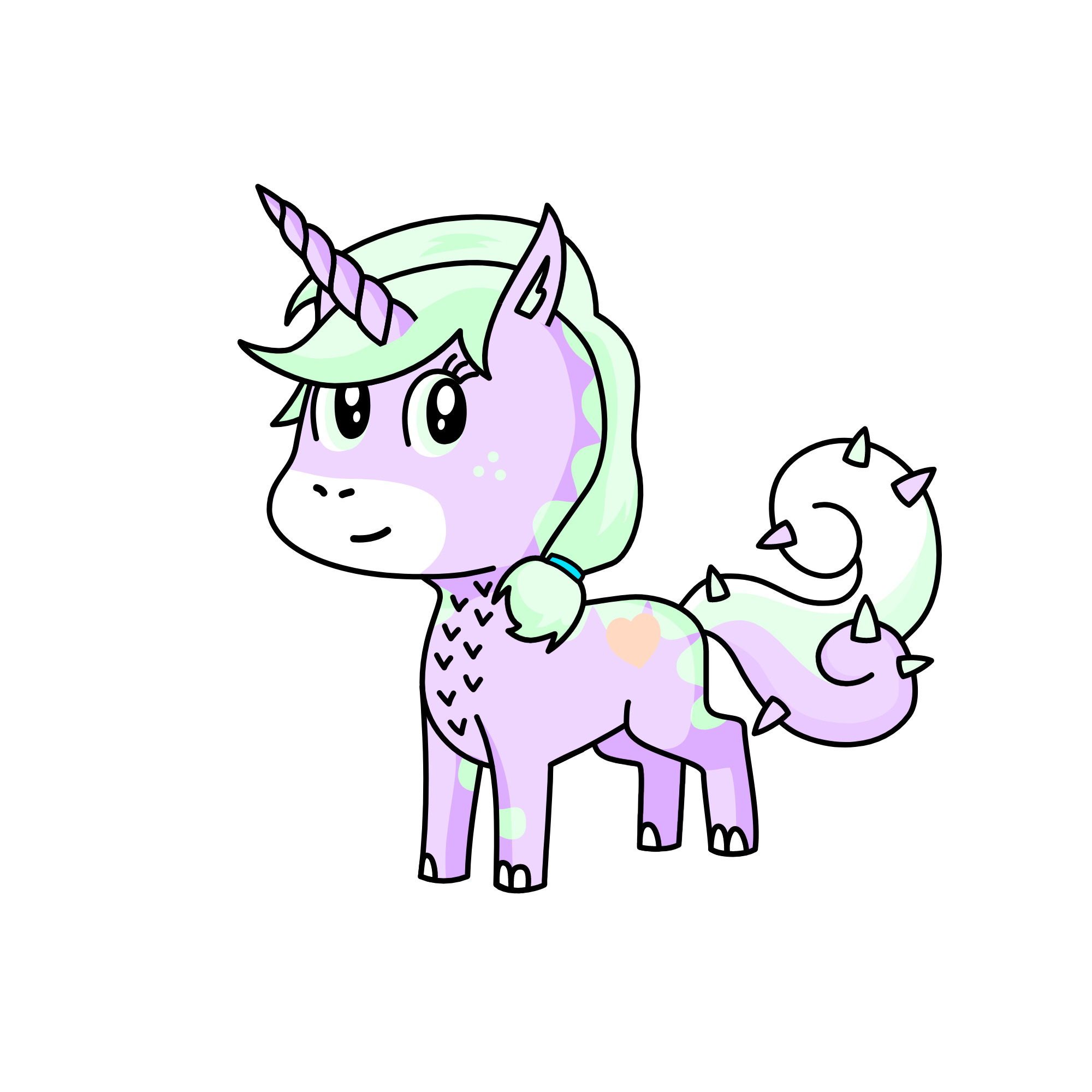 coral, the unicorn