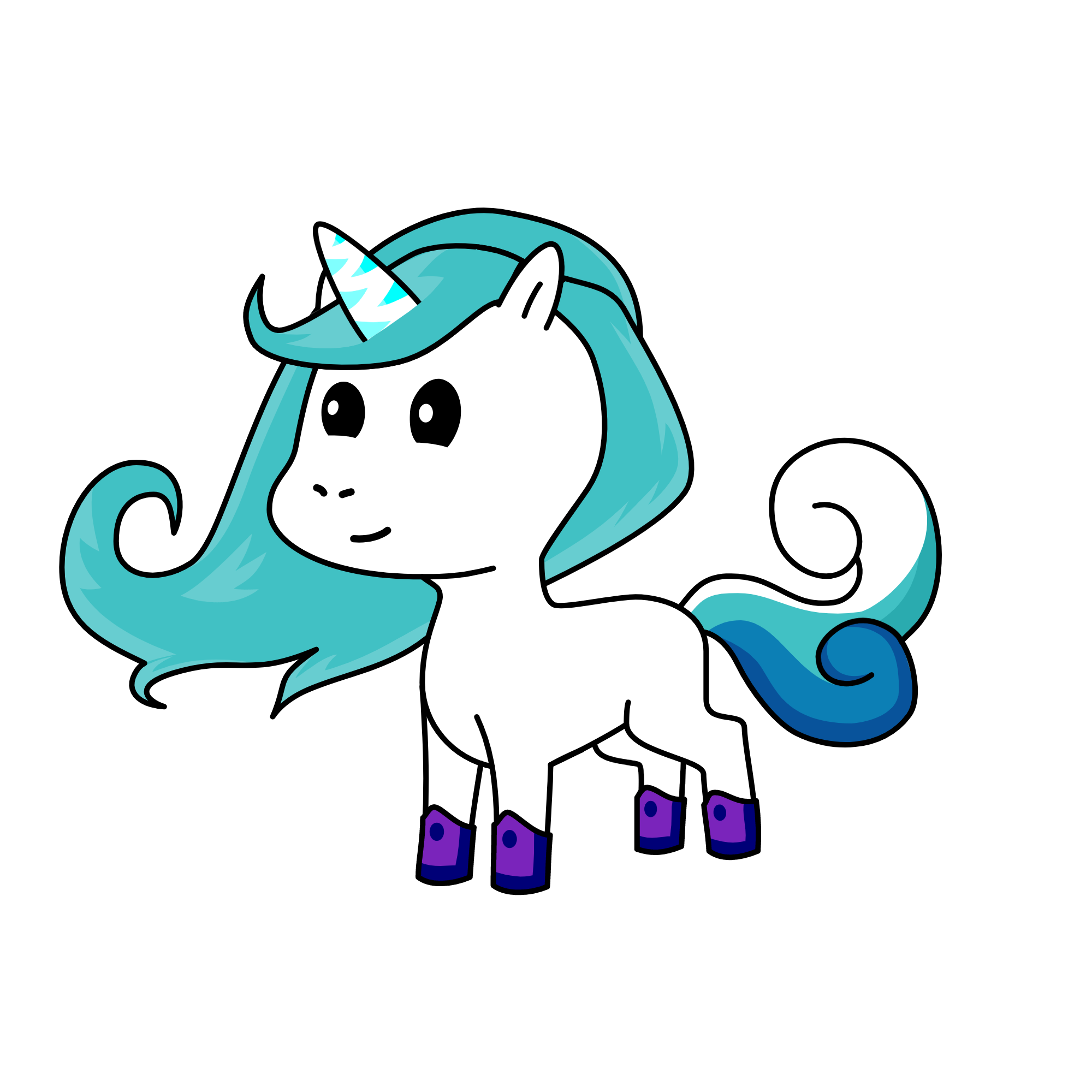 winter, the unicorn