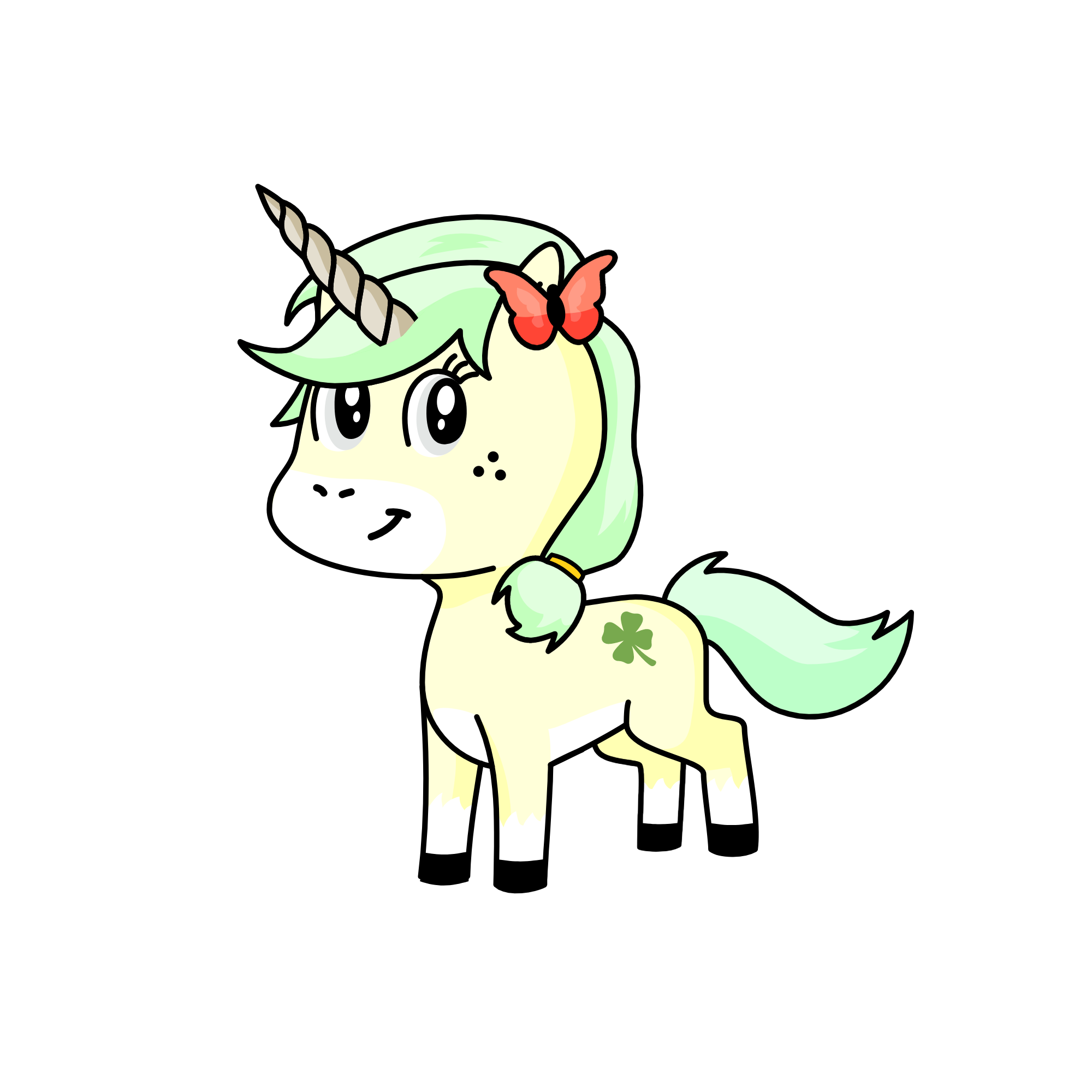 Lucky, the unicorn
