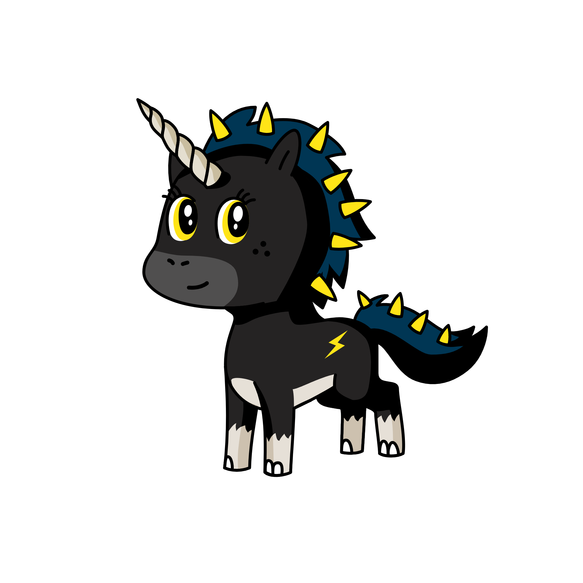 Moon, the unicorn