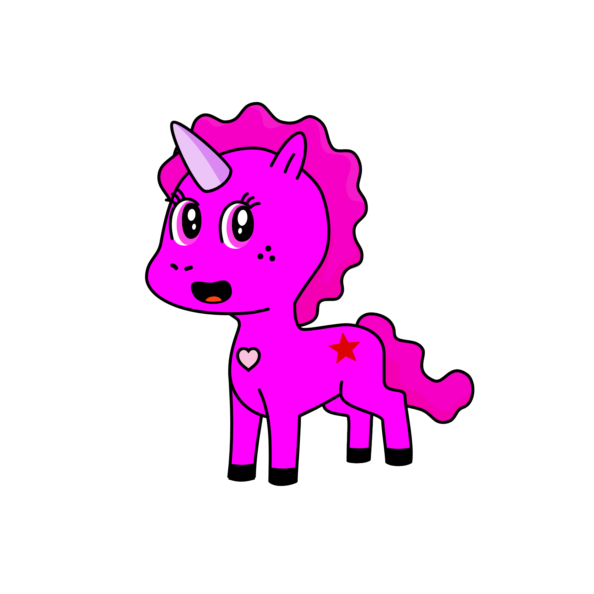 pinkie pie, the unicorn