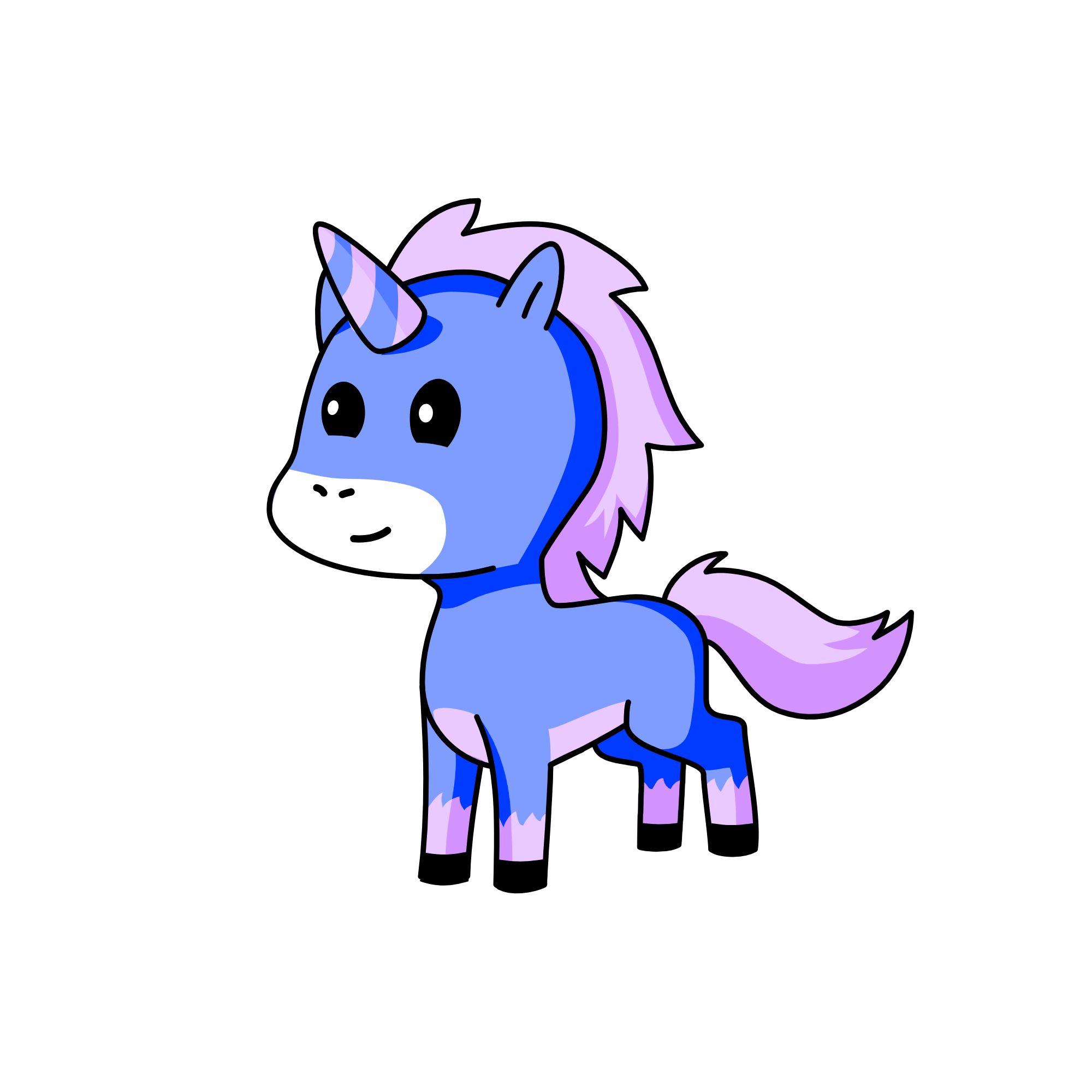 Blubbery , the unicorn