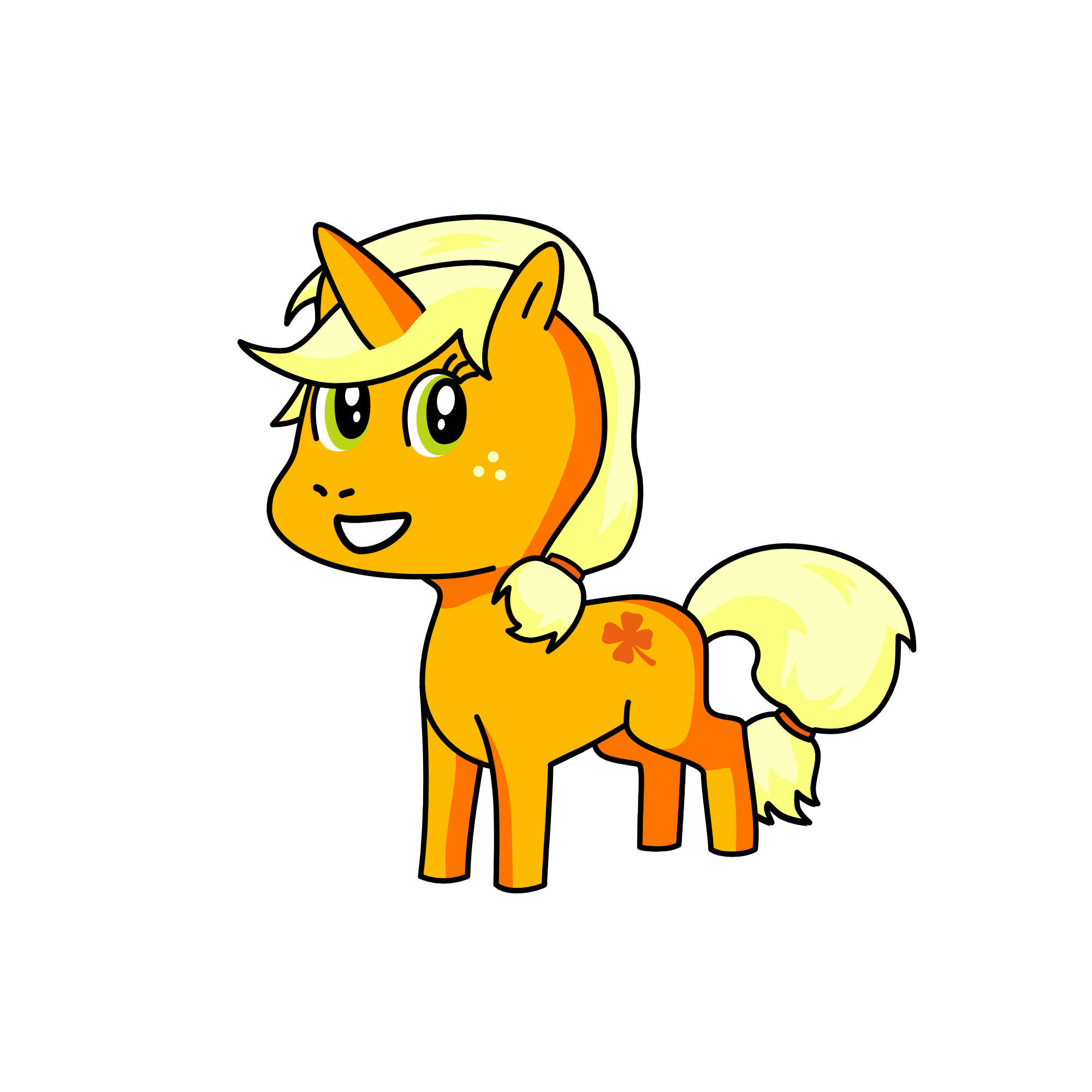 applejack, the unicorn