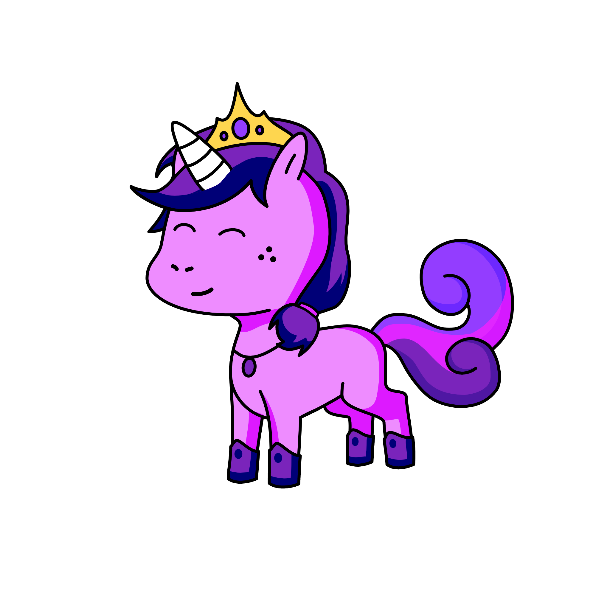 purpy, the unicorn