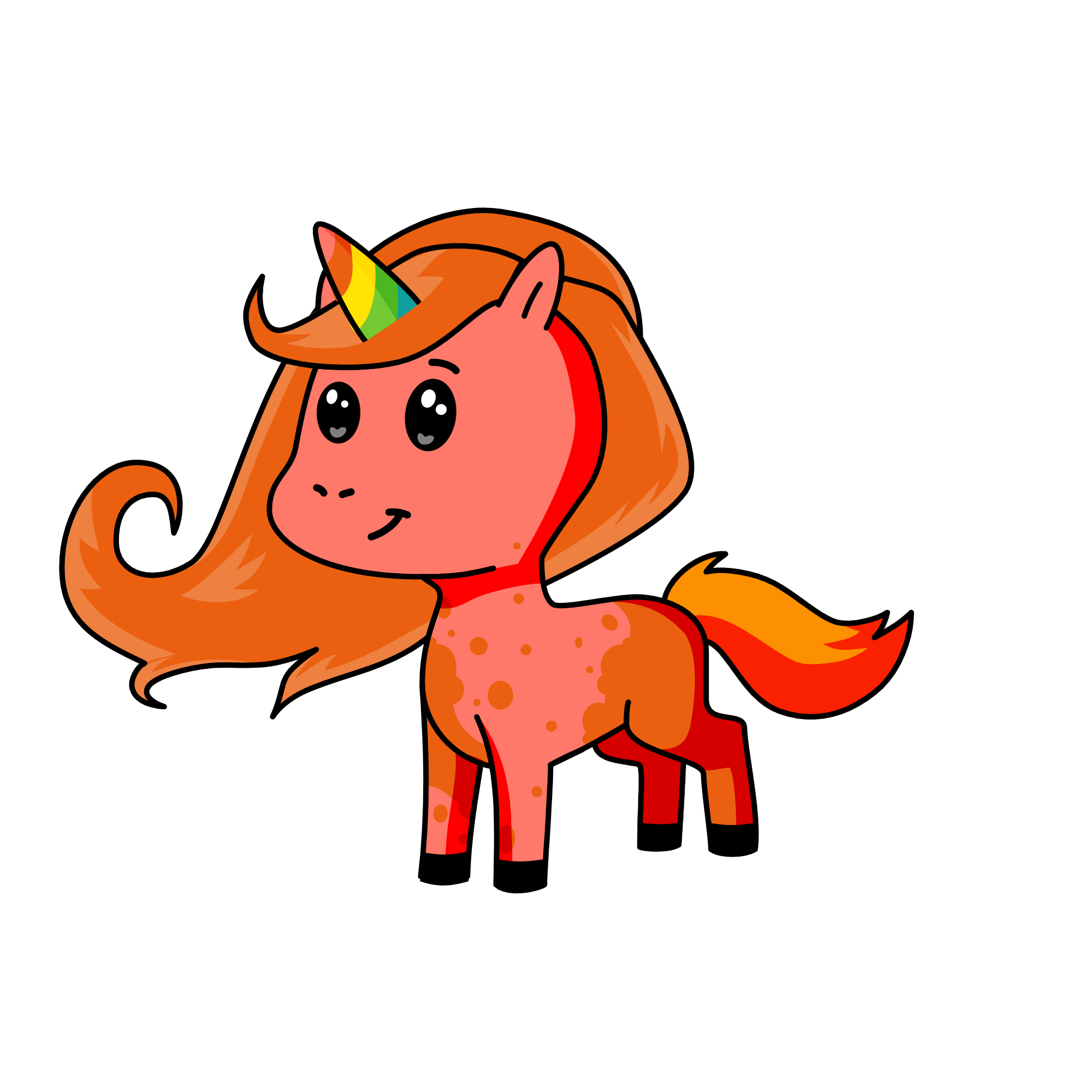 Fire heart , the unicorn