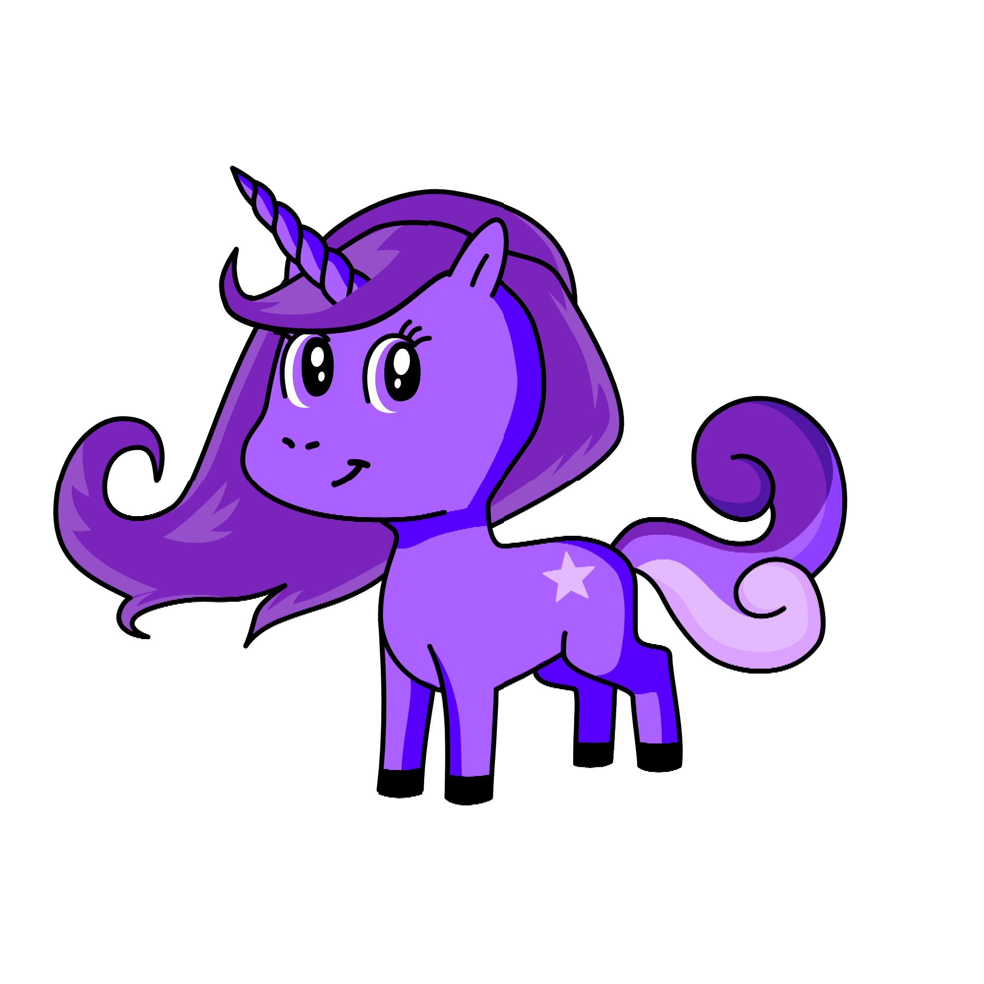 Night-light, the unicorn