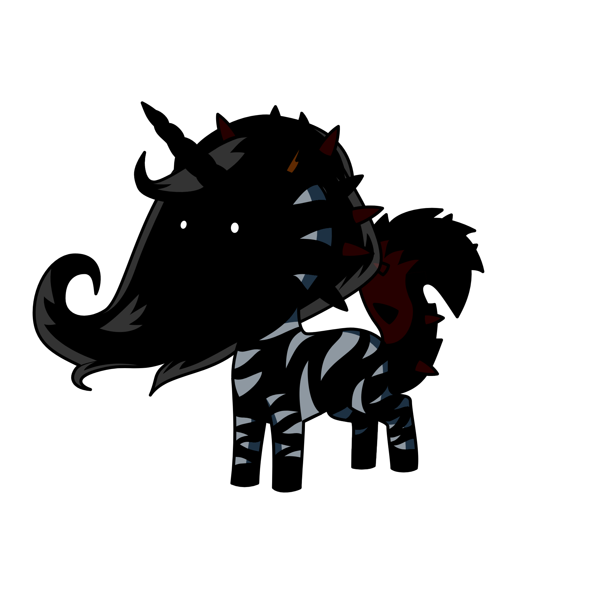 Scary!😰😱, the unicorn