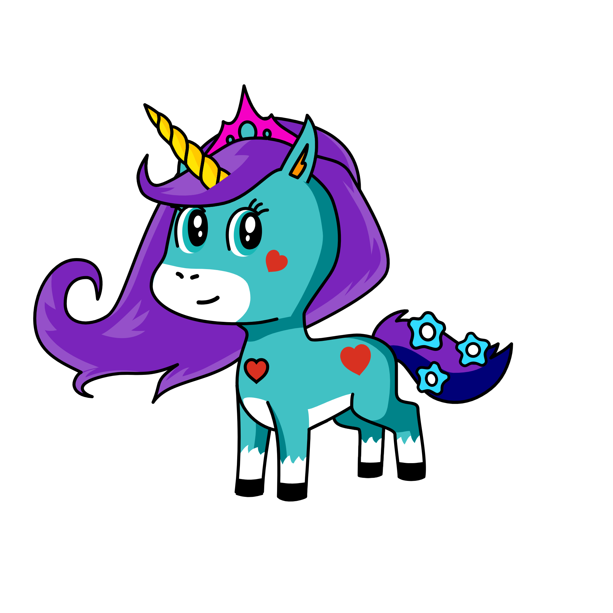 Magi the Queen of all magical creatures, the unicorn