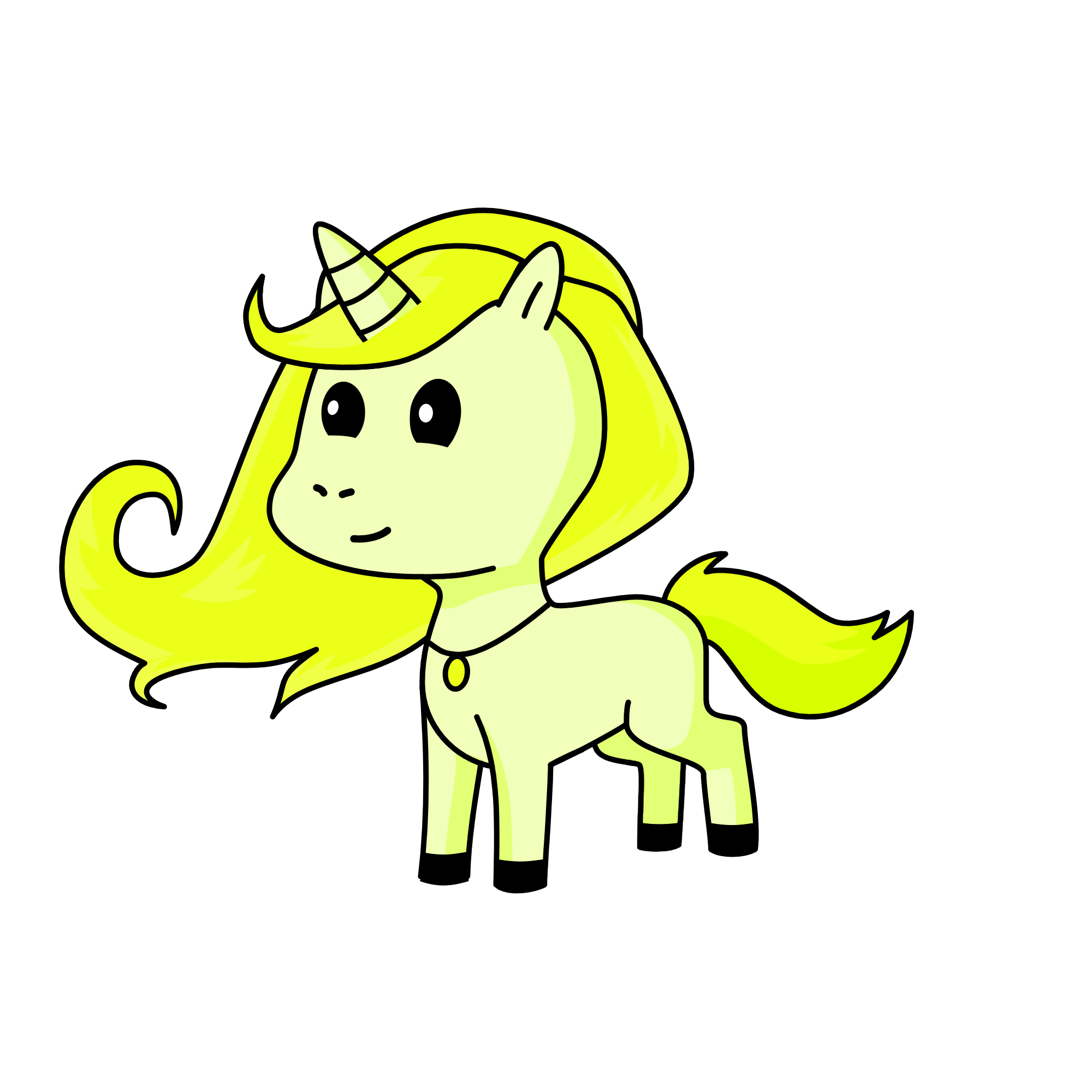 Sun beam, the unicorn