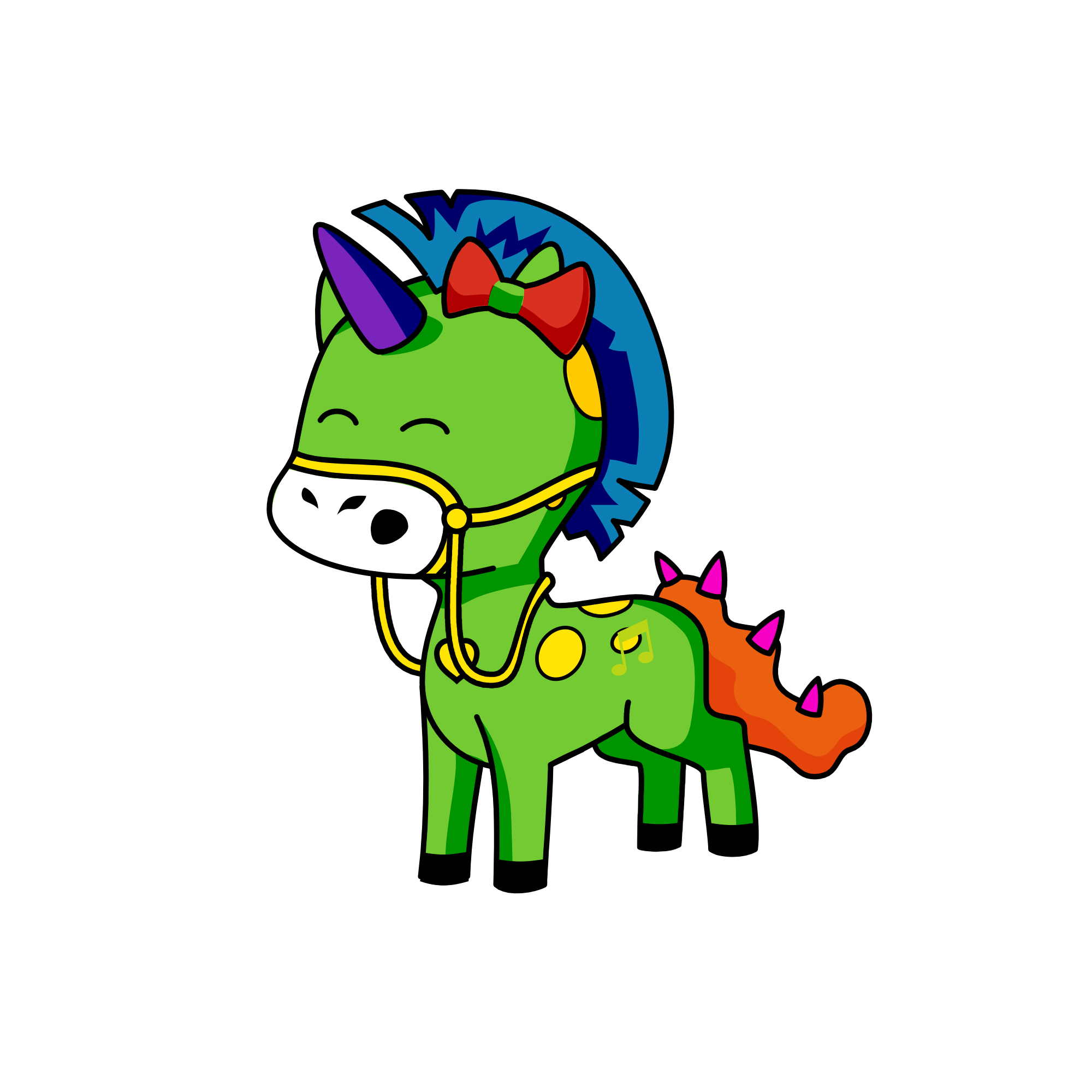 No!, the unicorn