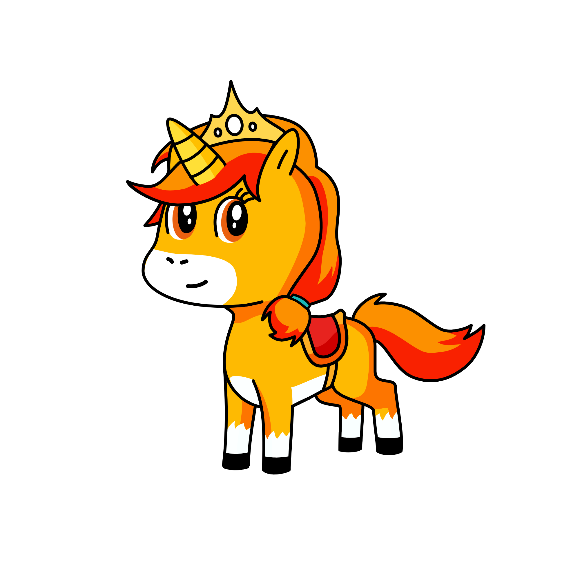 Flame, the unicorn