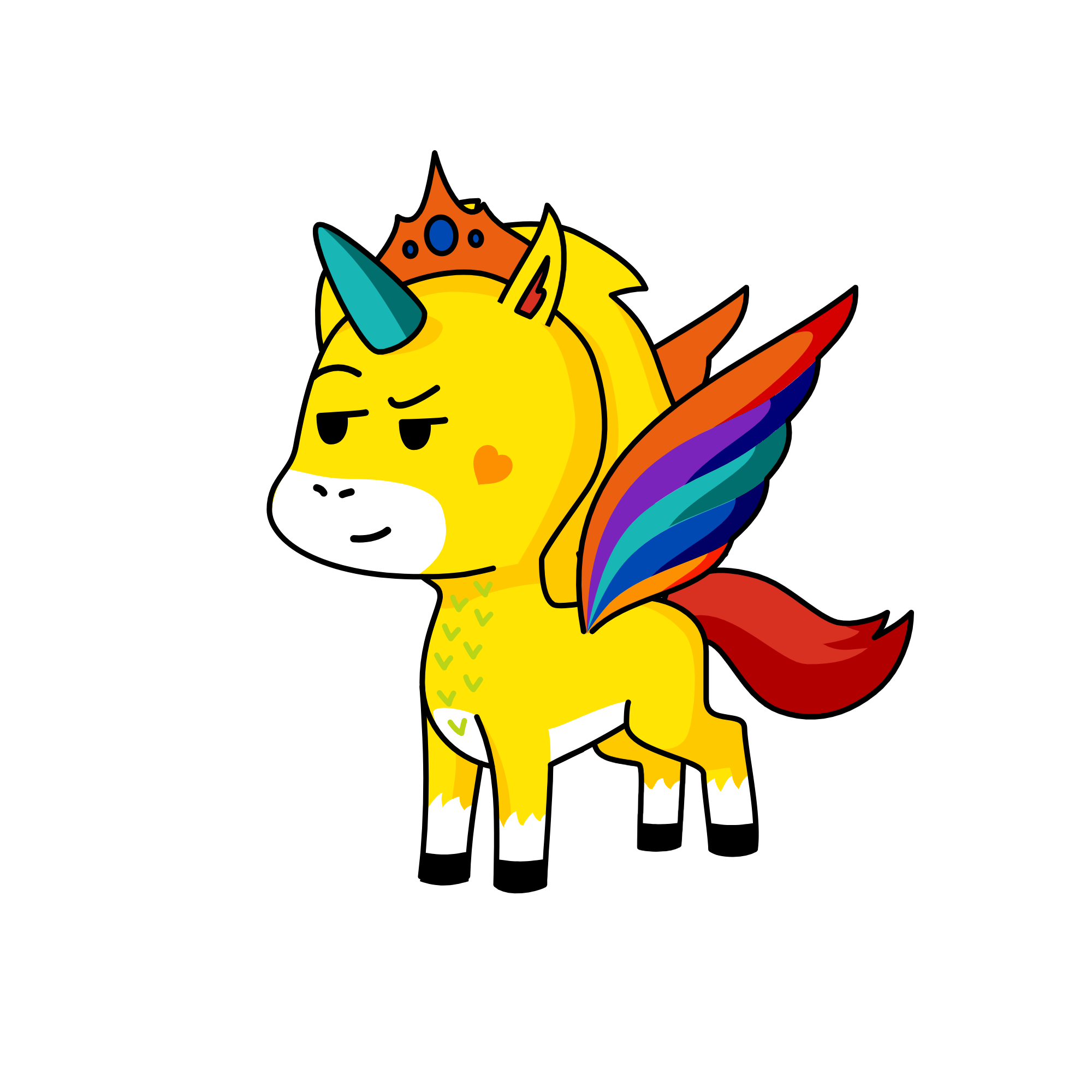 gj, the unicorn