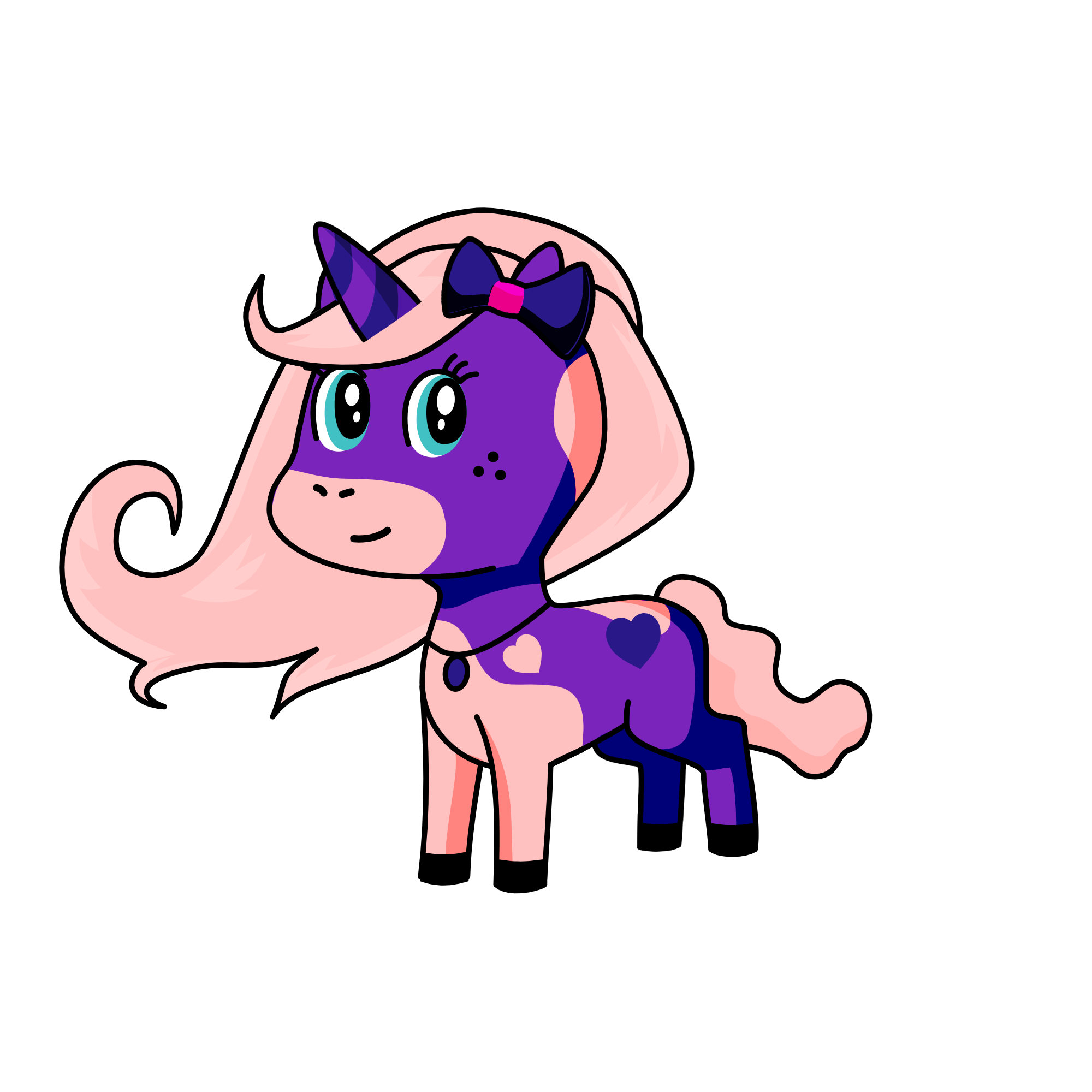 Bubblegum, the unicorn