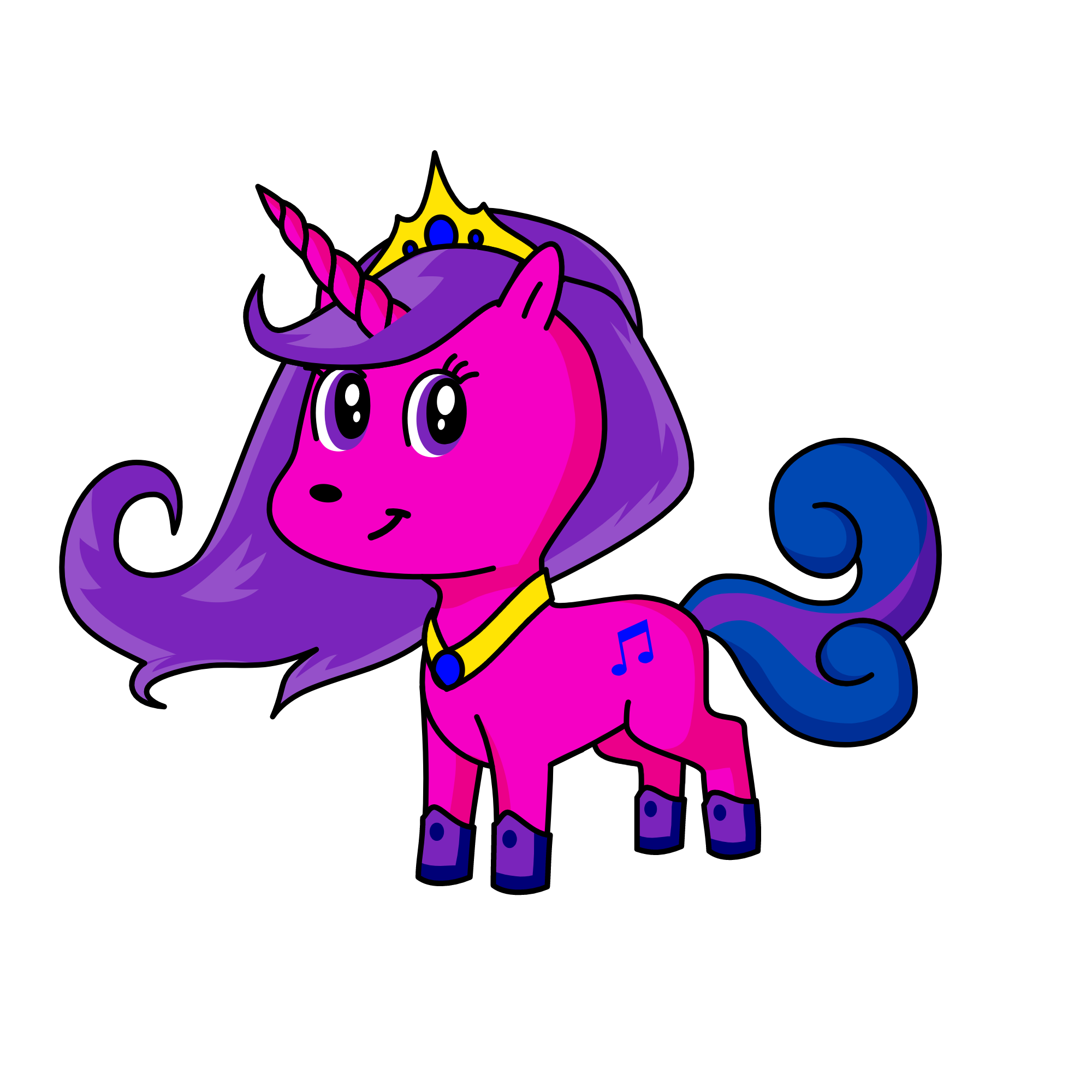 Princess Twilight Sparklr, the unicorn