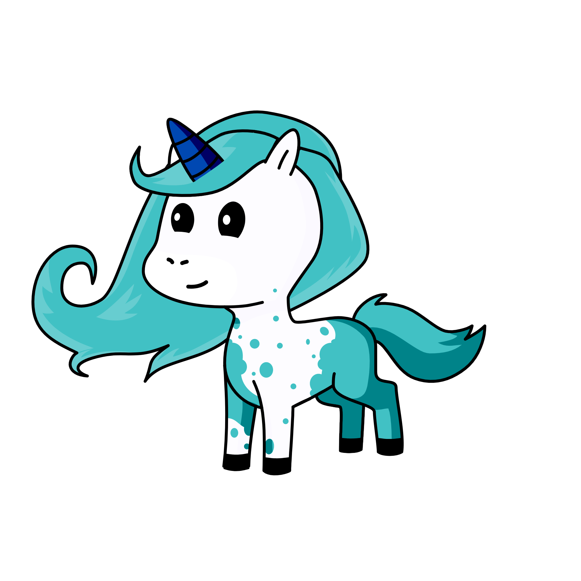 Aqua, the unicorn