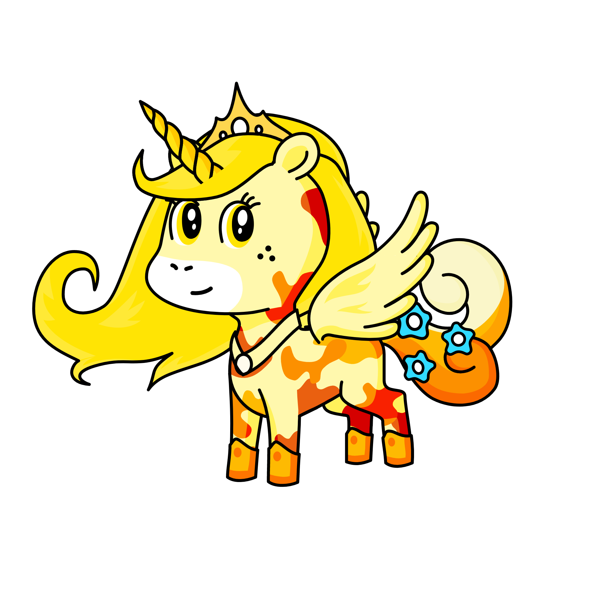 shiny, the unicorn