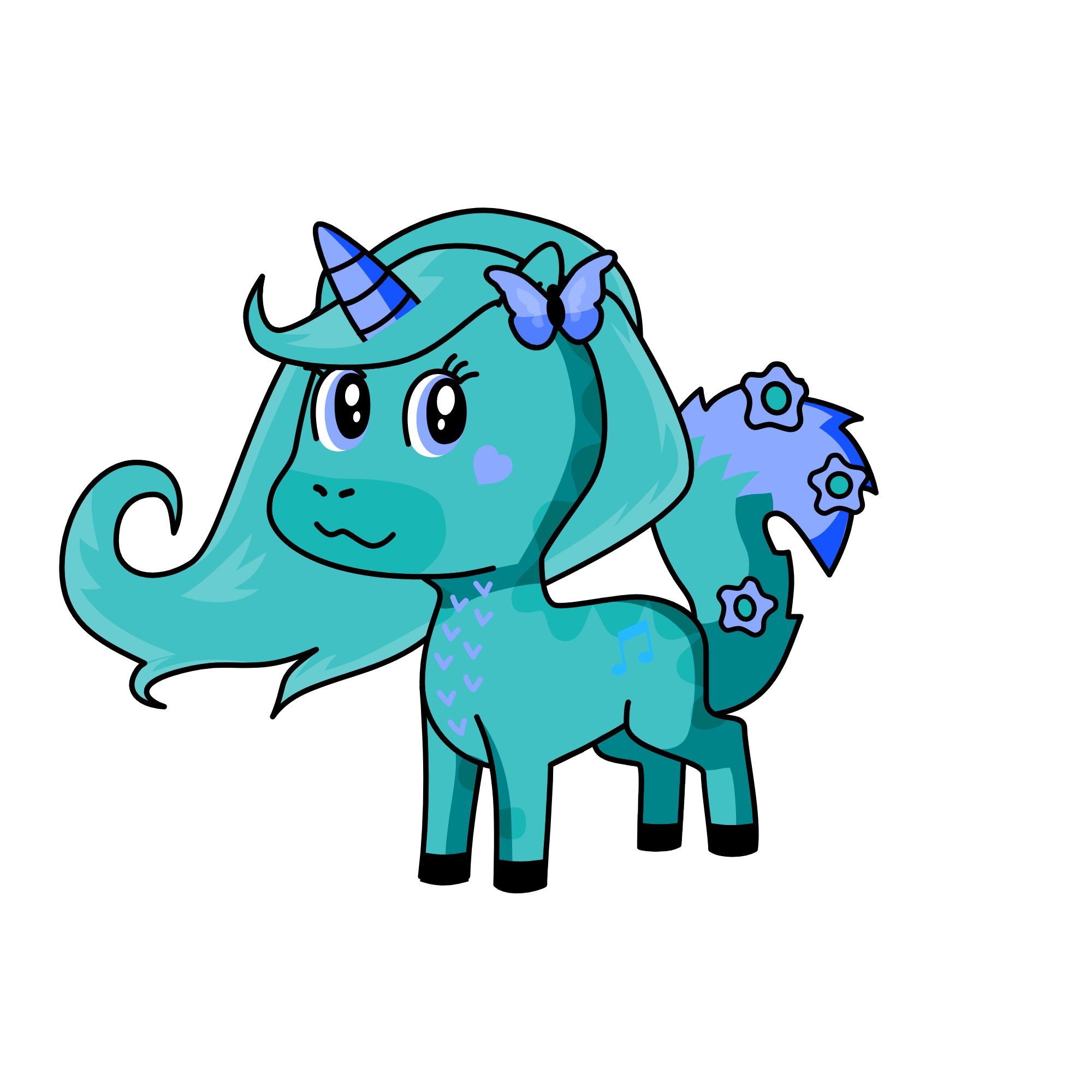 CHINNY CHAN PRINCESS, the unicorn