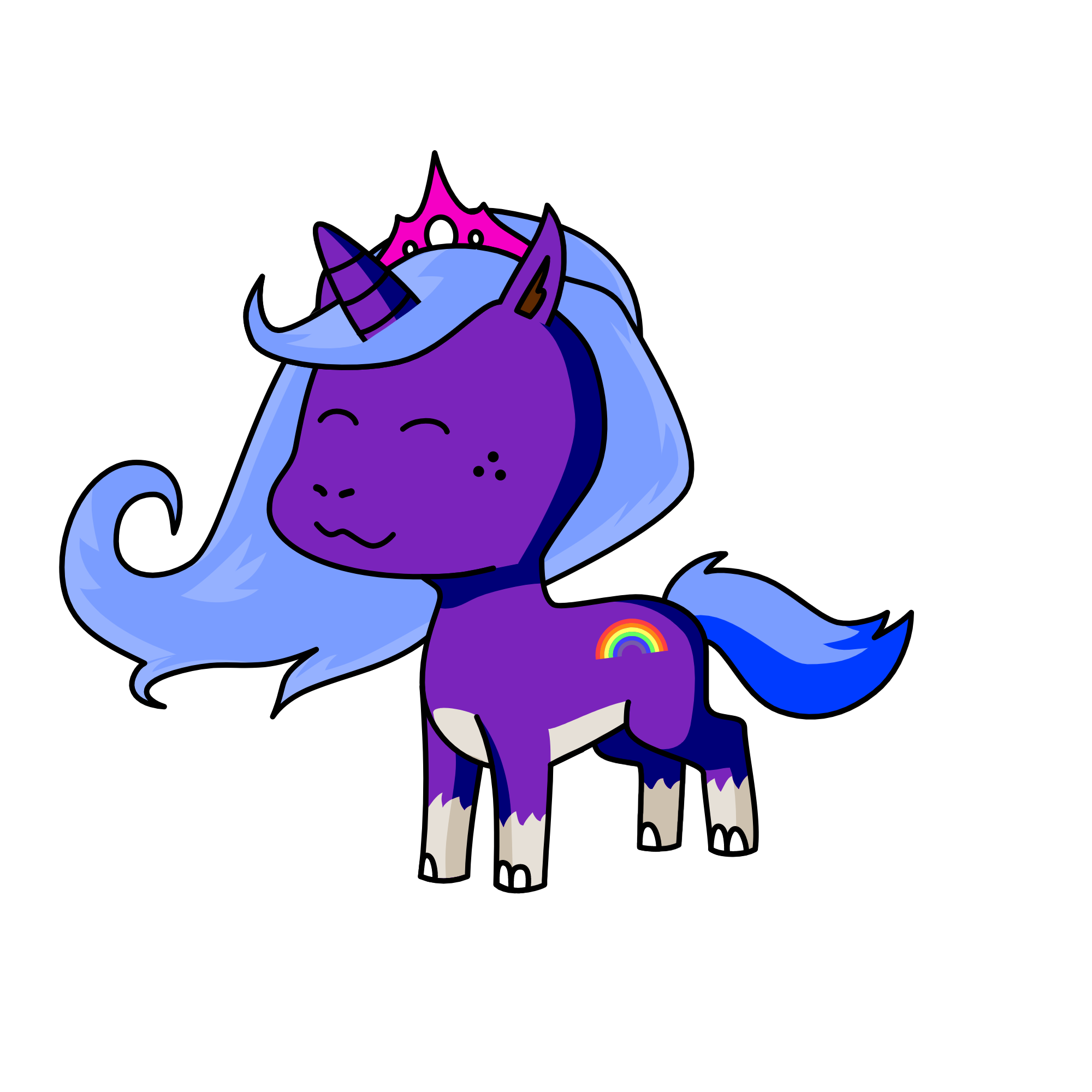 Unicorny Galaxy , the unicorn