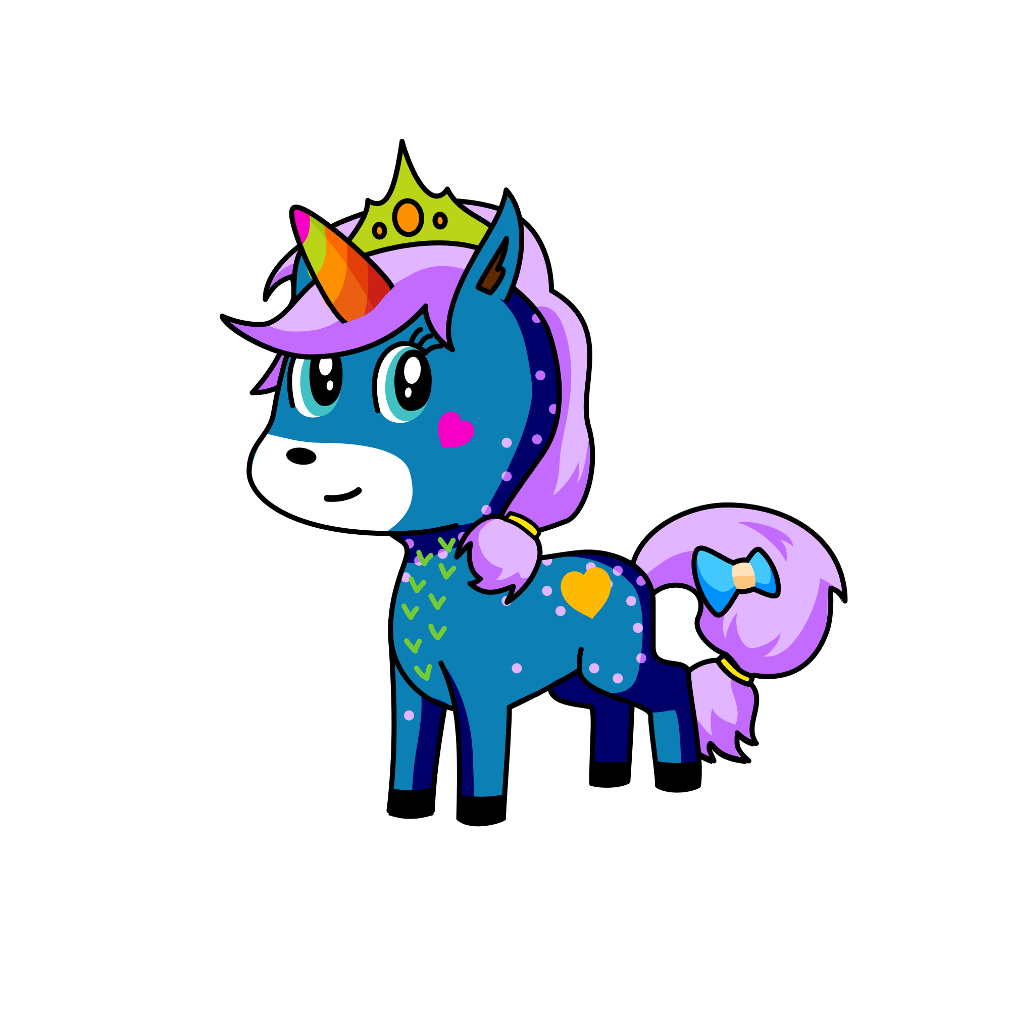 Mondprinzessin, the unicorn