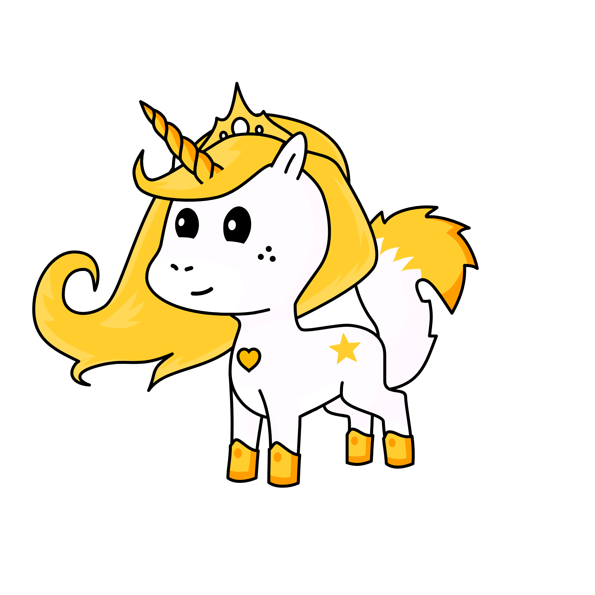 The Fox Queen, the unicorn