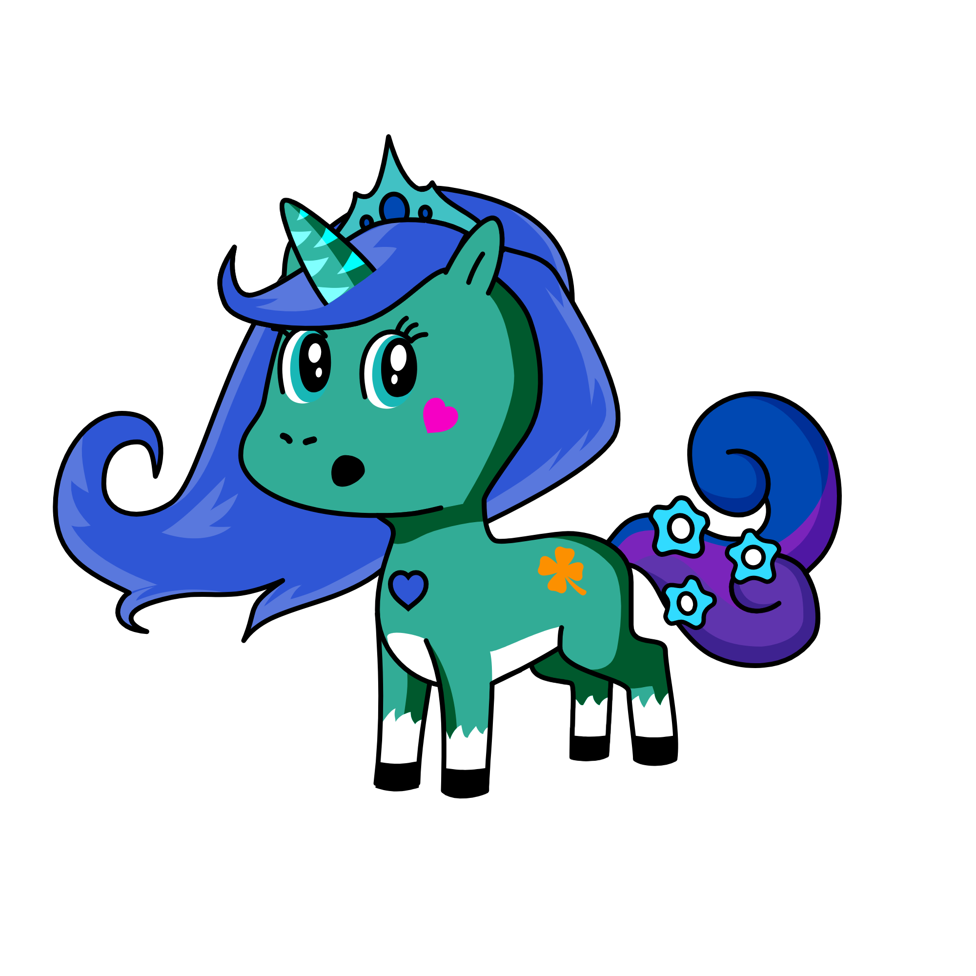 night qween, the unicorn
