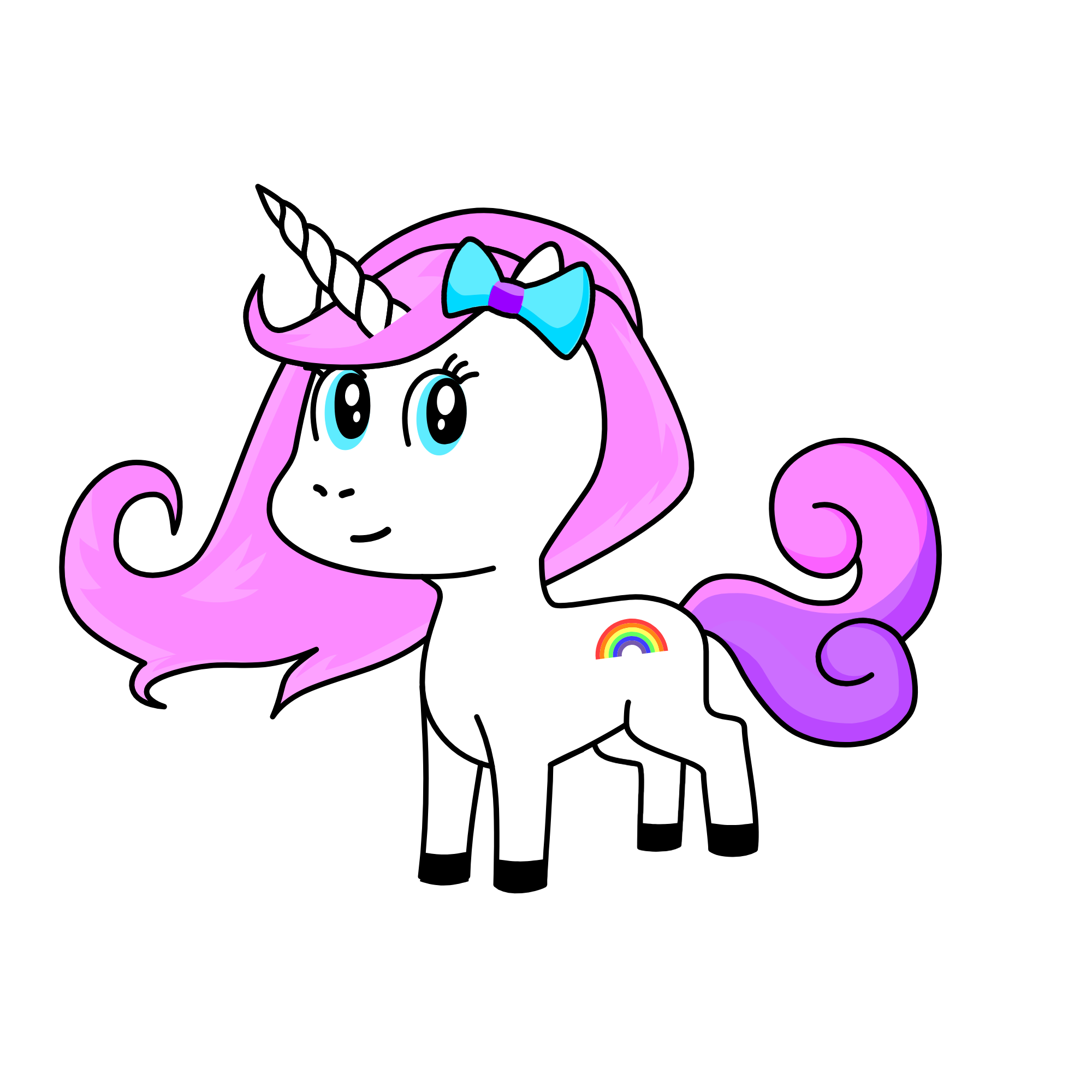 pastel, the unicorn