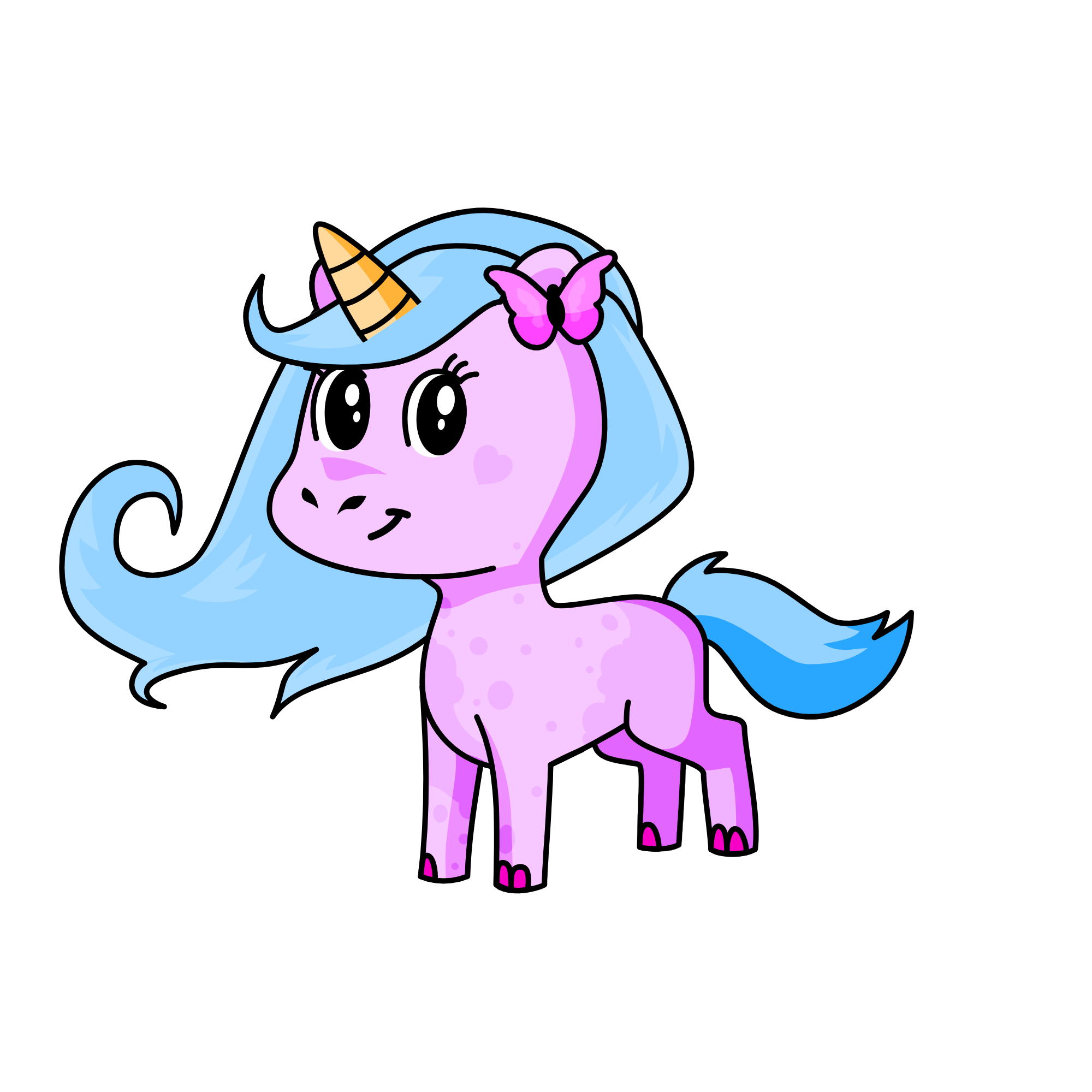 Cotton, the unicorn