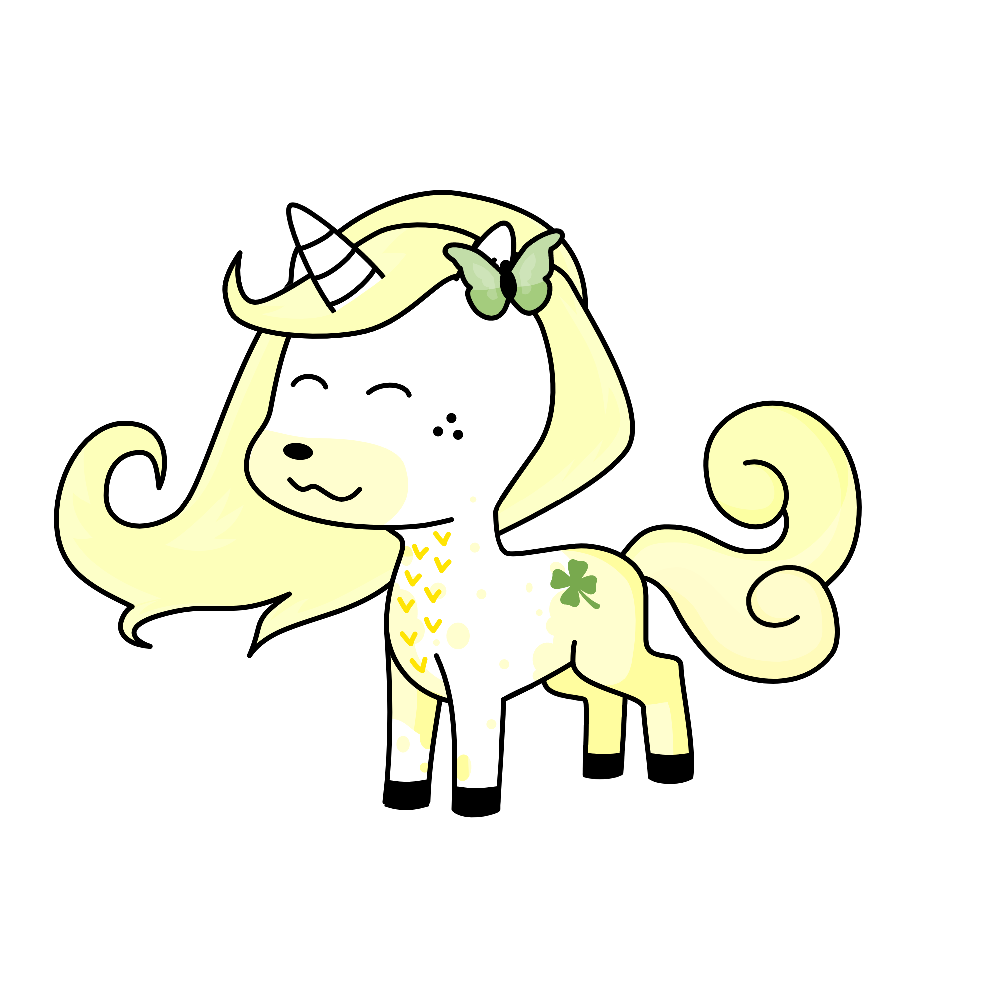 Gold, the unicorn