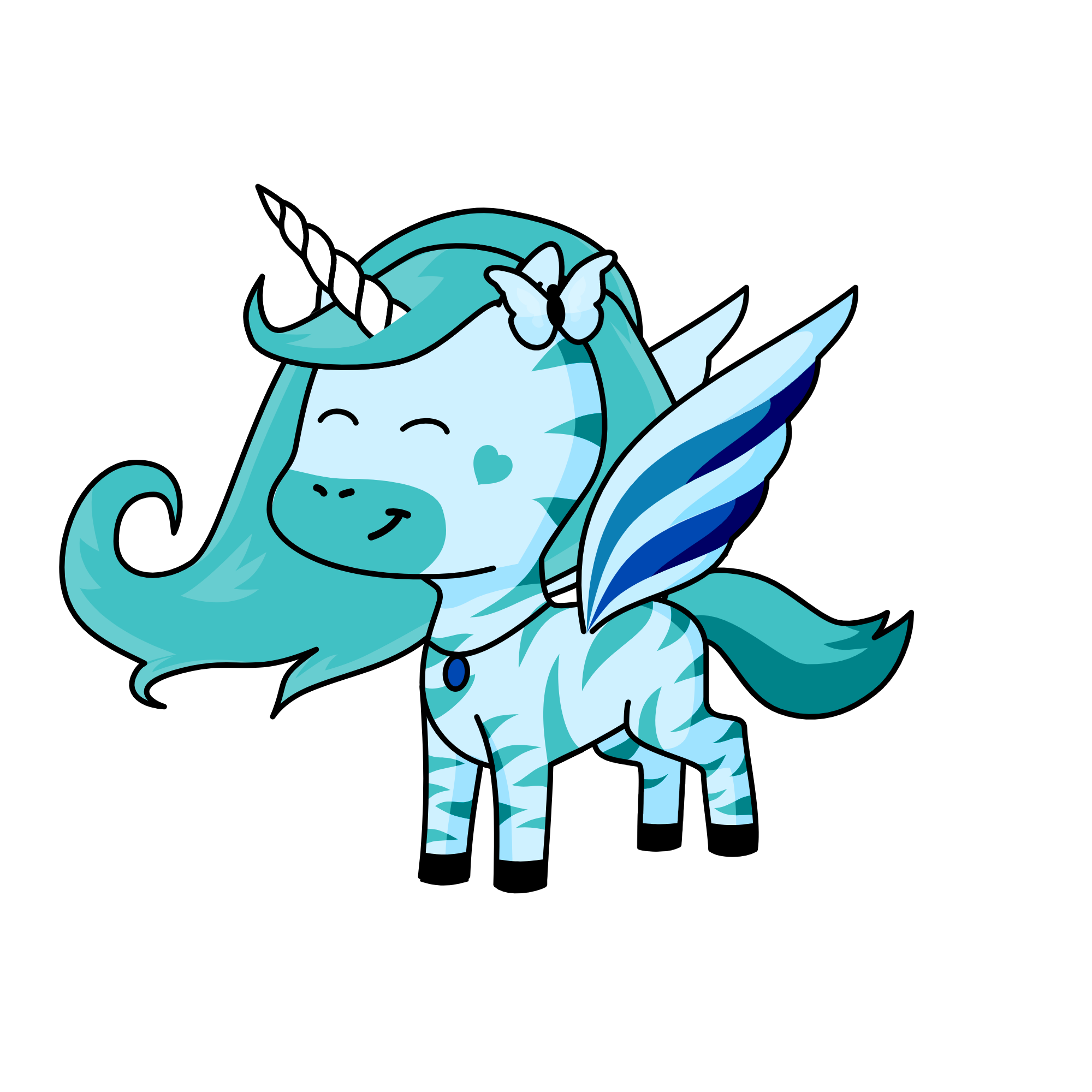 snow princess, the unicorn