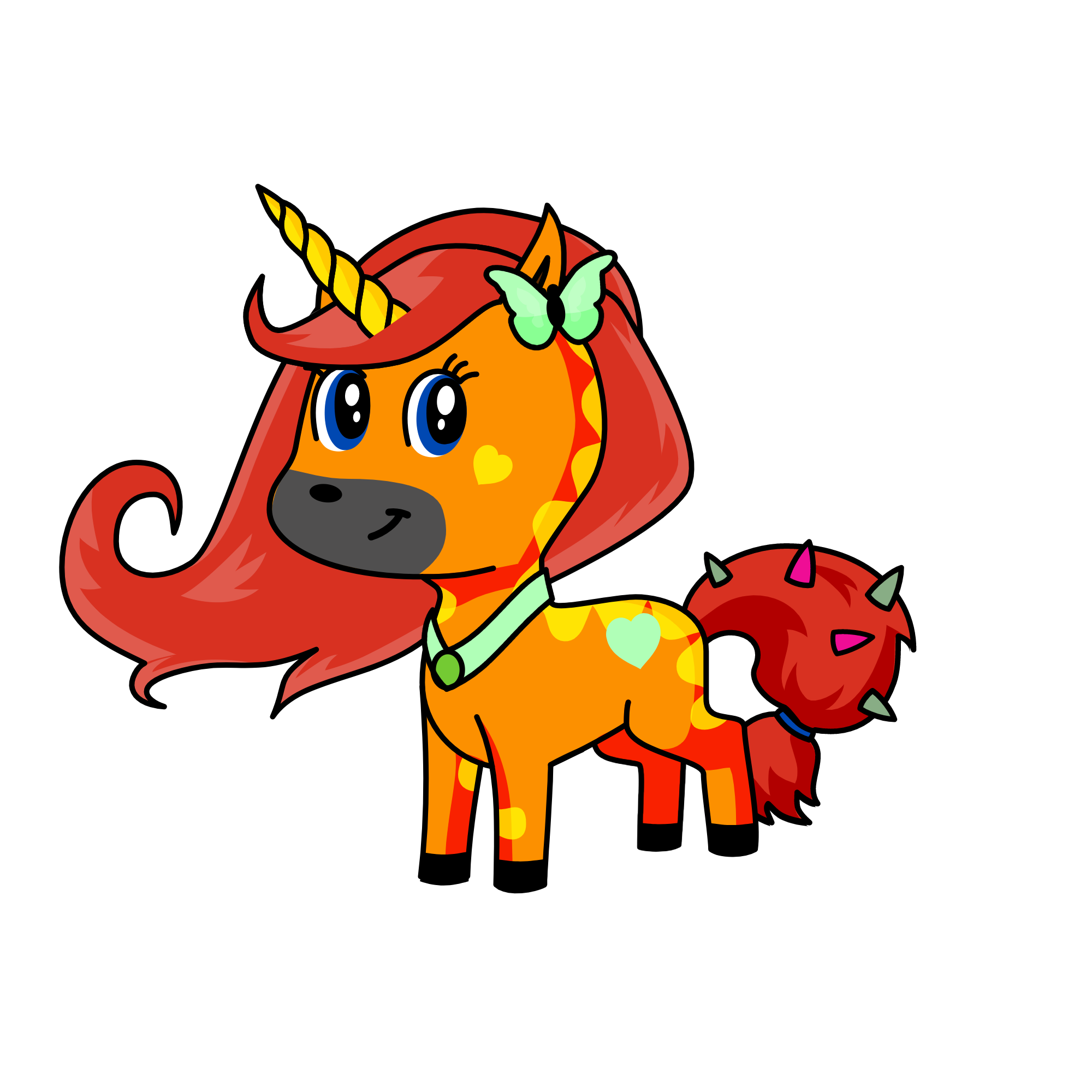 Night Shadow, the unicorn