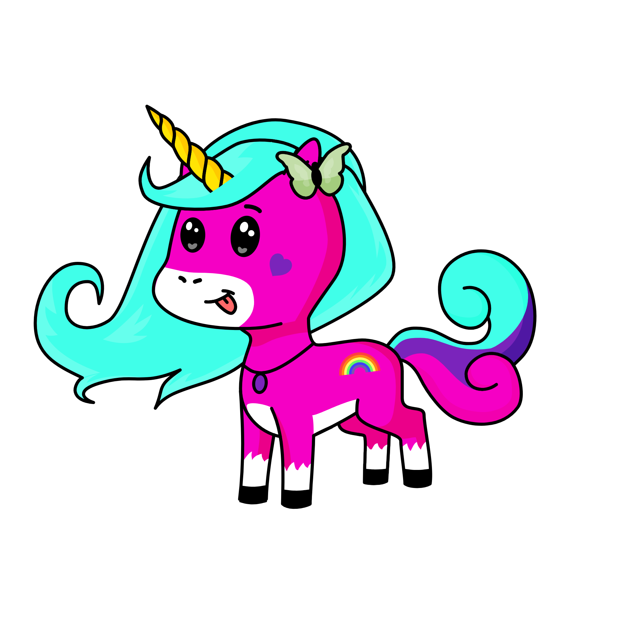 Cupcake, the unicorn
