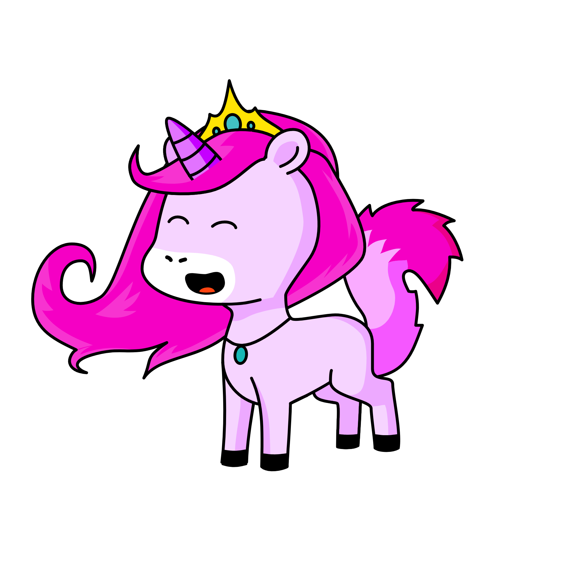 prinseas bubble gum, the unicorn