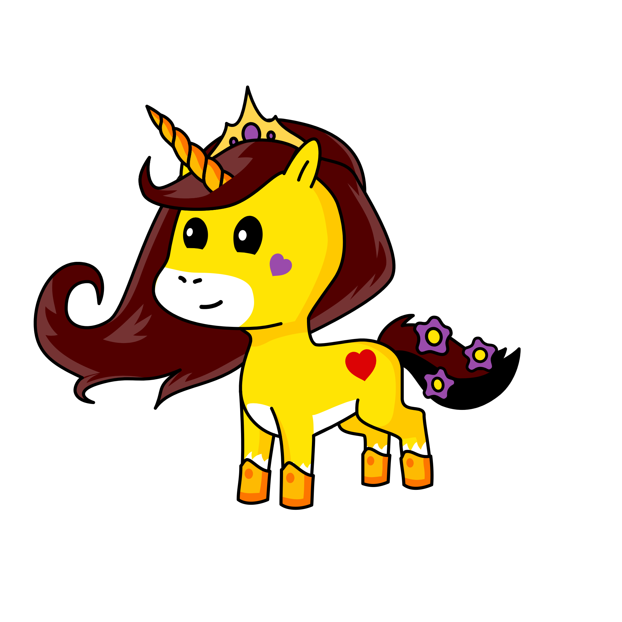 Princess uni, the unicorn