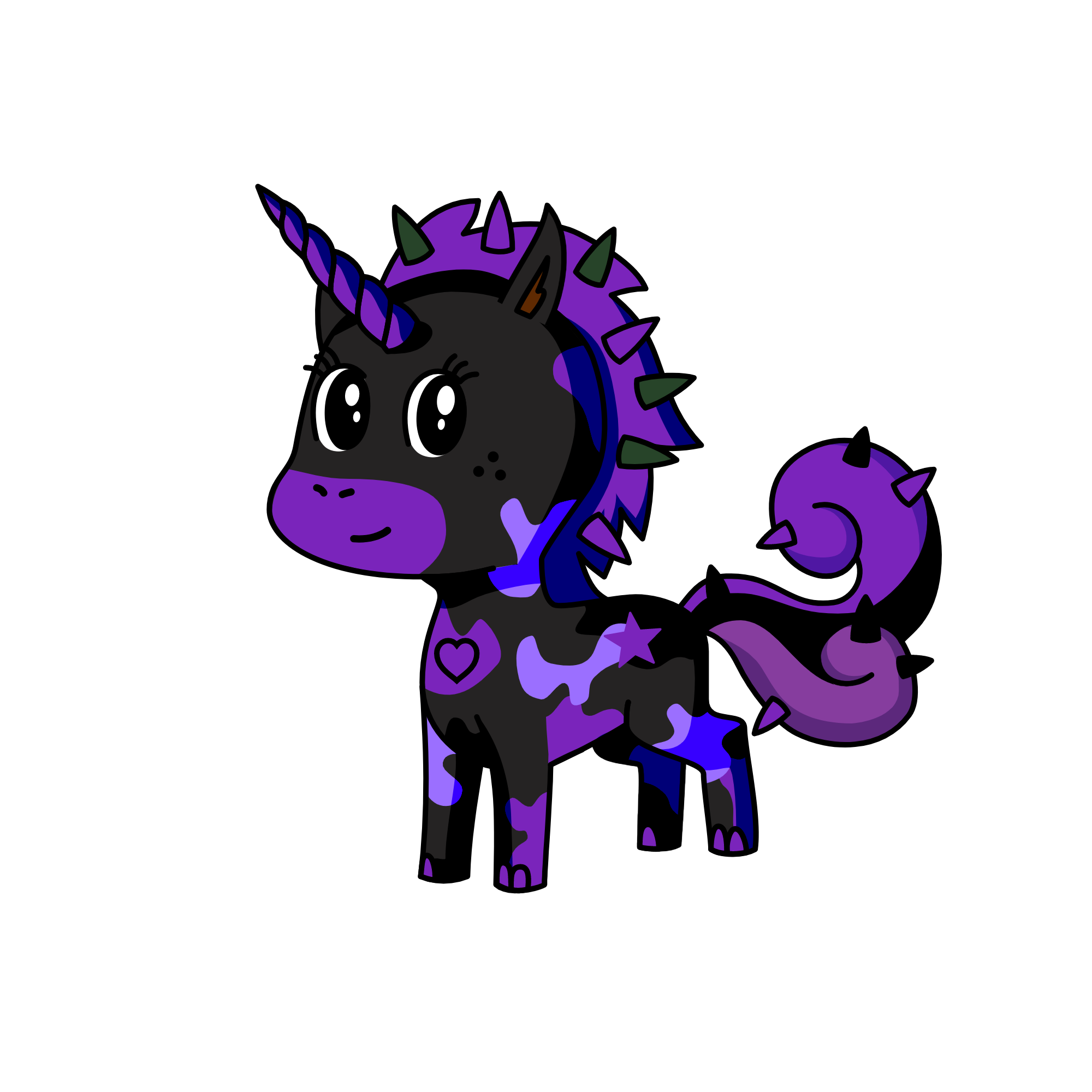 MIDNIGHT CVLT UNICORN, the unicorn