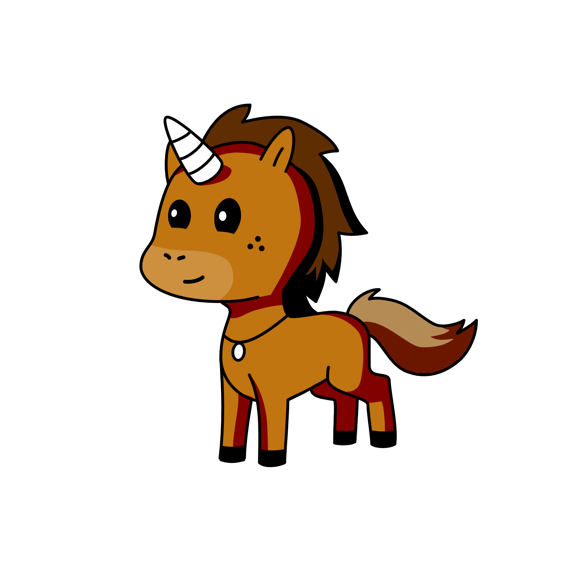 browny , the unicorn