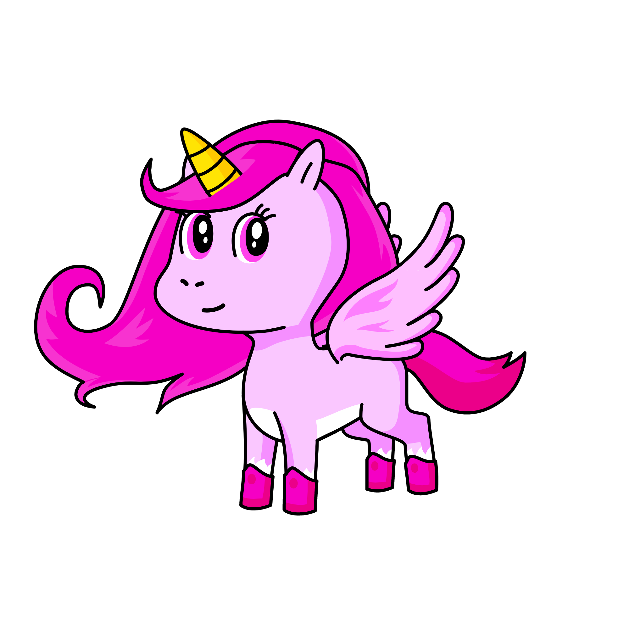 rose, the unicorn