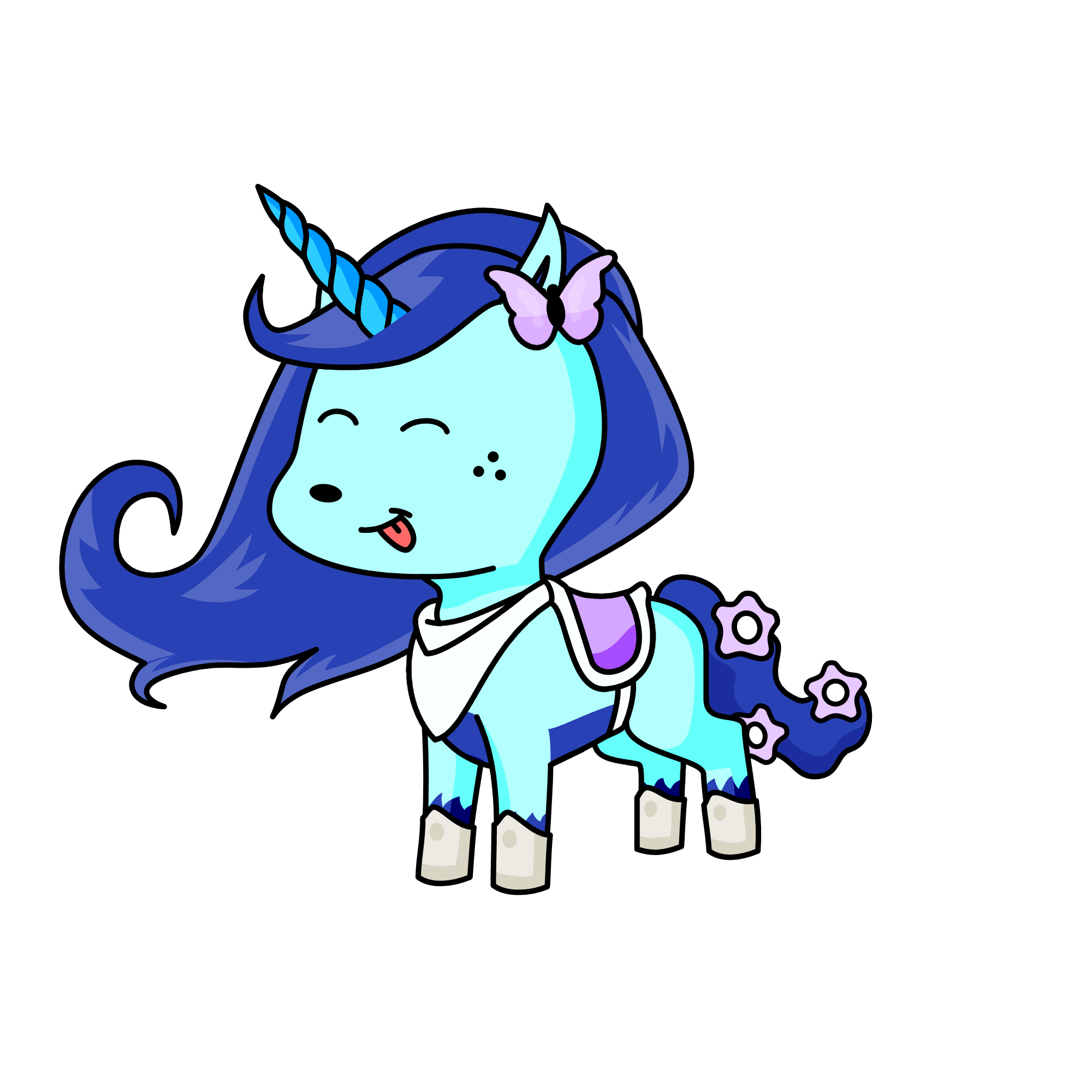Snowy, the unicorn