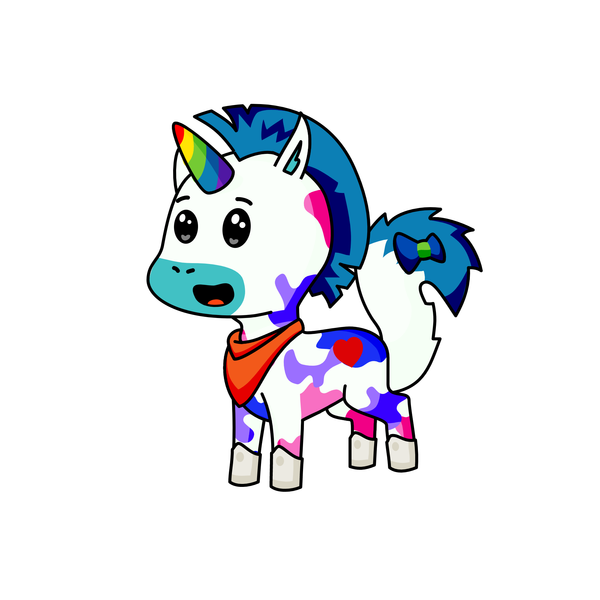 puffybow, the unicorn